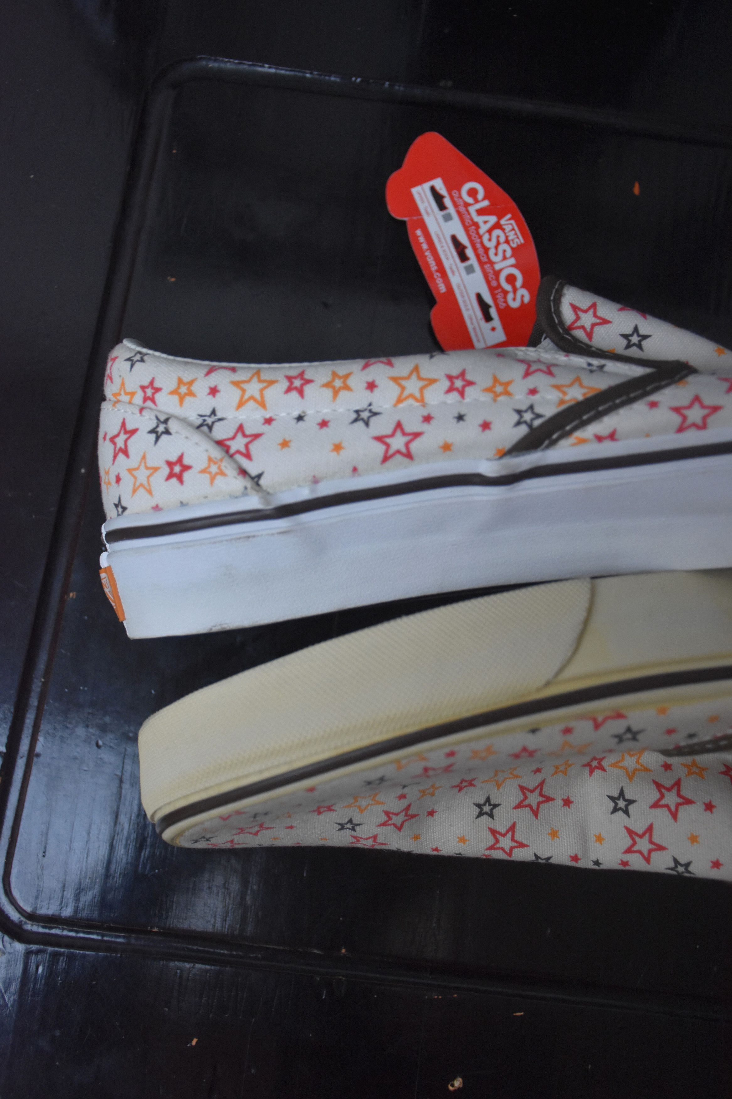 Vans × Vintage unworn Vintage 2006 Vans slip ons summer stars shoes Size US 9 / IT 39 - 5 Thumbnail