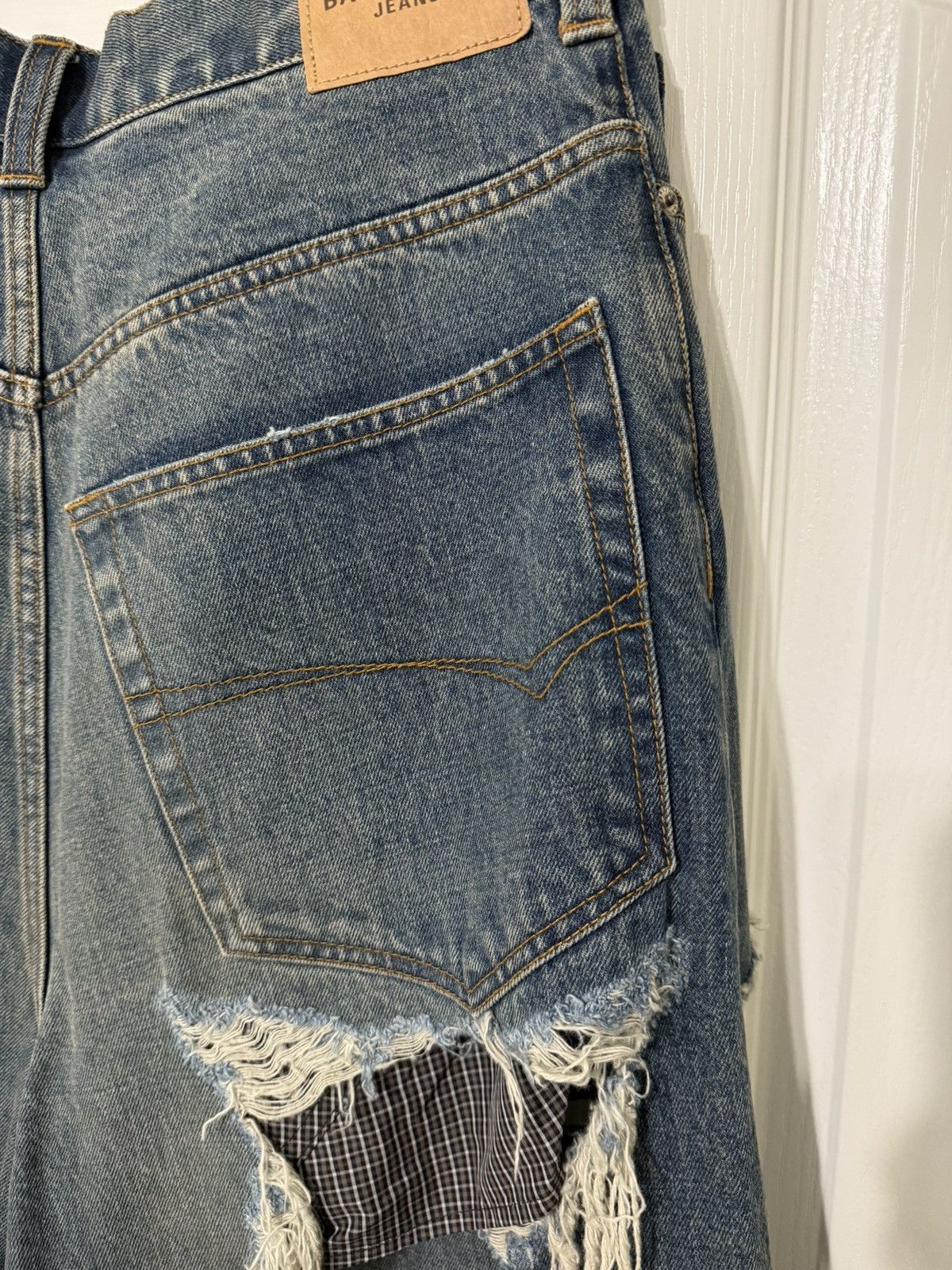 Balenciaga Balenciaga Destroyed Layered Pants SAMPLE Size US 30 / EU 46 - 8 Thumbnail