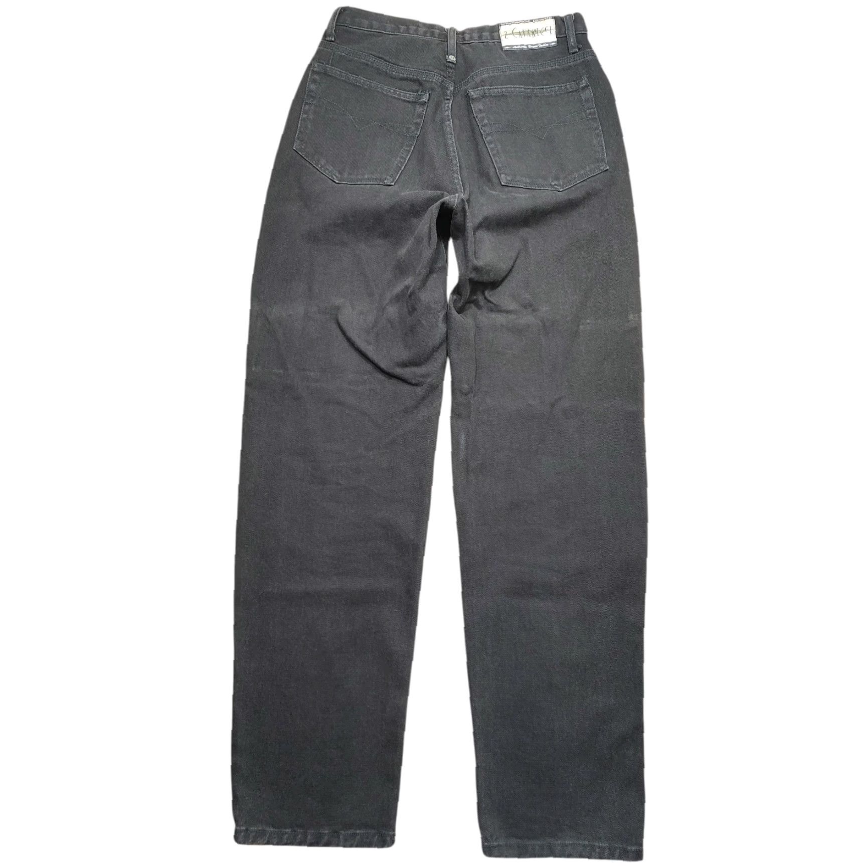 Denime VINTAGE Z Cavaricci Jeans Regular Fit Denim Black Womens 29x32 Zip 5-Pocket Stretch Classic Retro Y2K Vintage Shirt? Size 29" - 2 Thumbnail