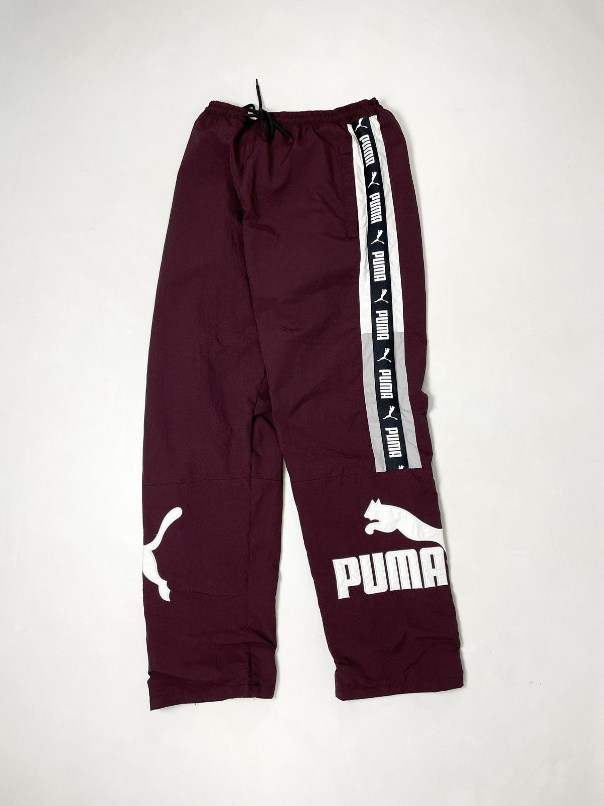 Puma Vintage 🐯 Puma big logo lampass nylon speedcat pants Size US 32 / EU 48 - 1 Thumbnail