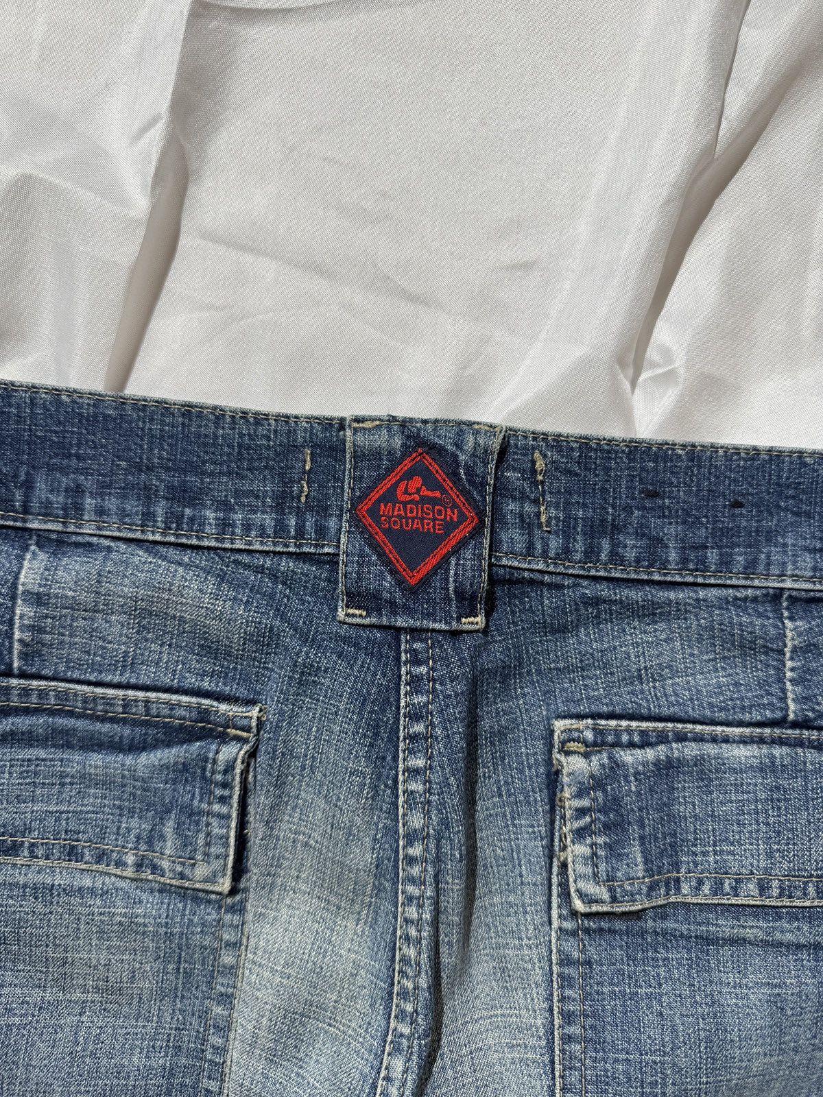 If Six Was Nine Japan Style Vintage Washed Baggy Wide Jeans Size US 33 - 11 Thumbnail