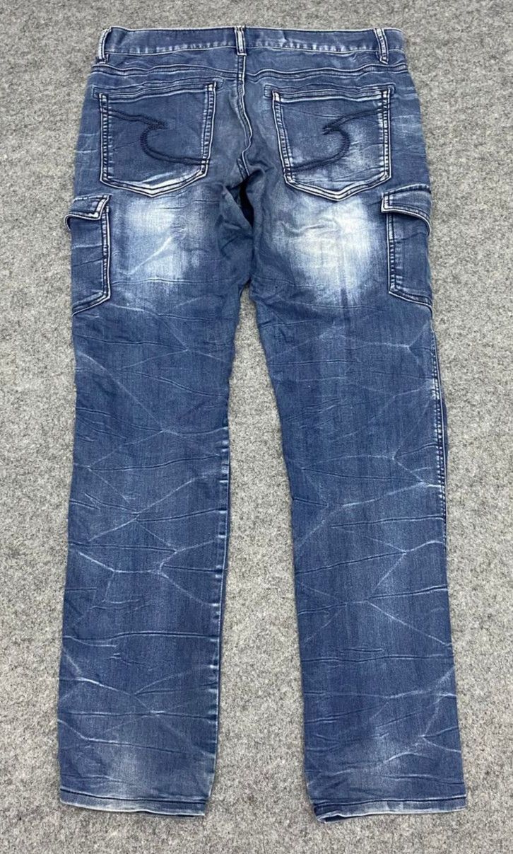 semanticdesign Vintage Semantics Designs Cargo Denim Pants Size US 33 - 2 Thumbnail