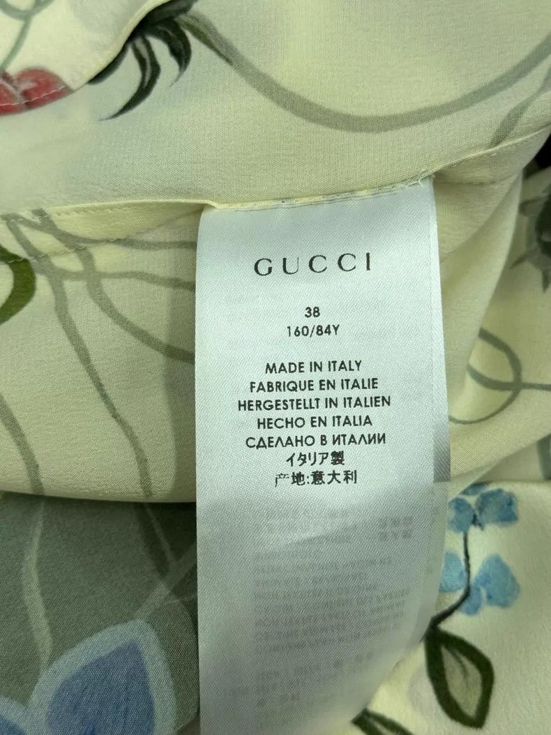 Gucci Gucci Silk printed shirt Size XS / US 0-2 / IT 36-38 - 5 Thumbnail