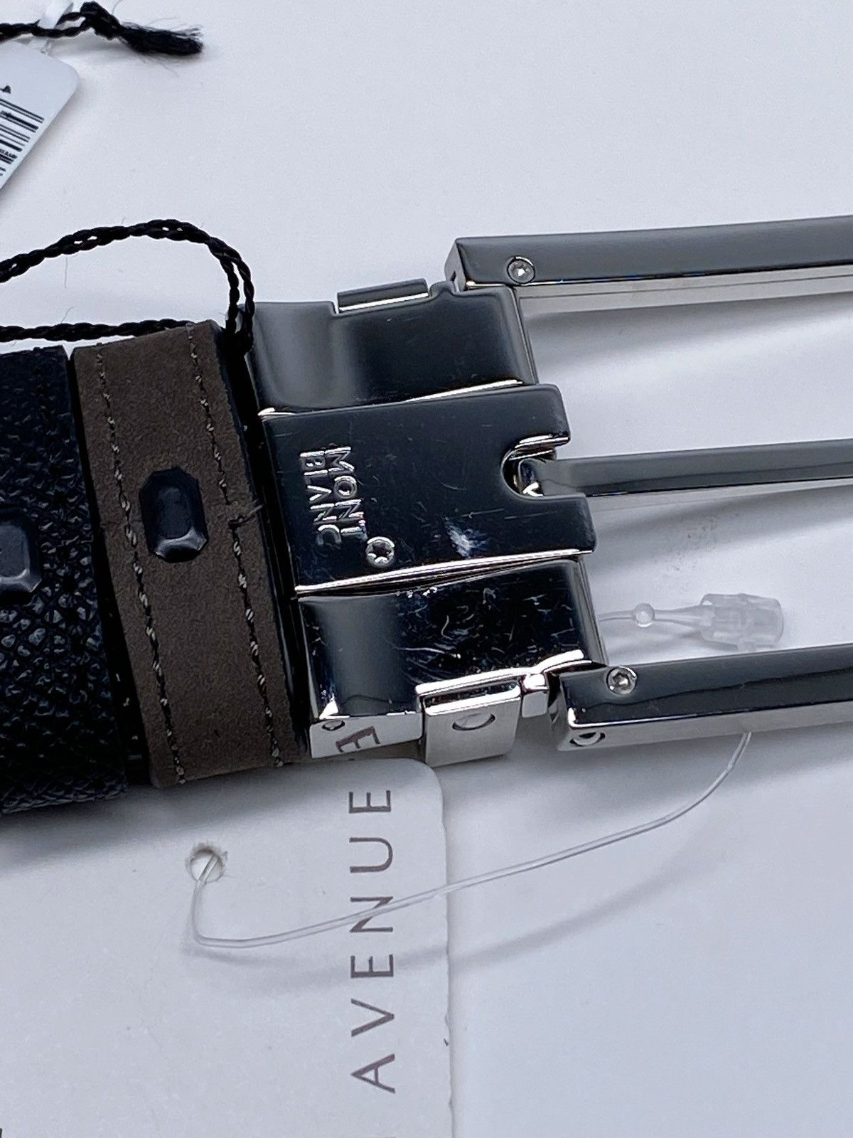 Montblanc Montblanc Trapeze Adjustable & Reversible Leather Belt Size ONE SIZE - 8 Thumbnail