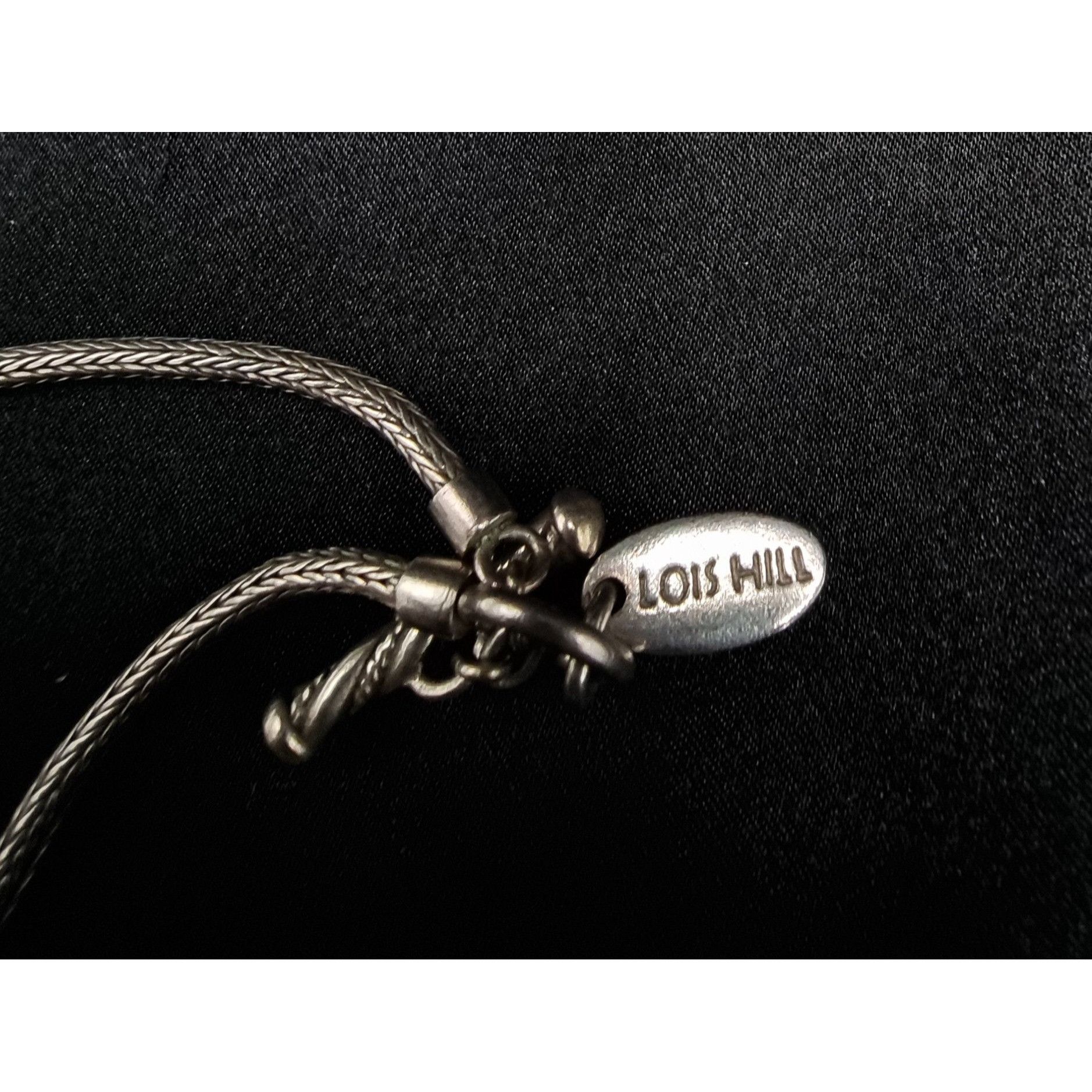Vintage Lois Hill 925 Sterling Silver Bracelet With Locket Charm & O Size ONE SIZE - 5 Thumbnail