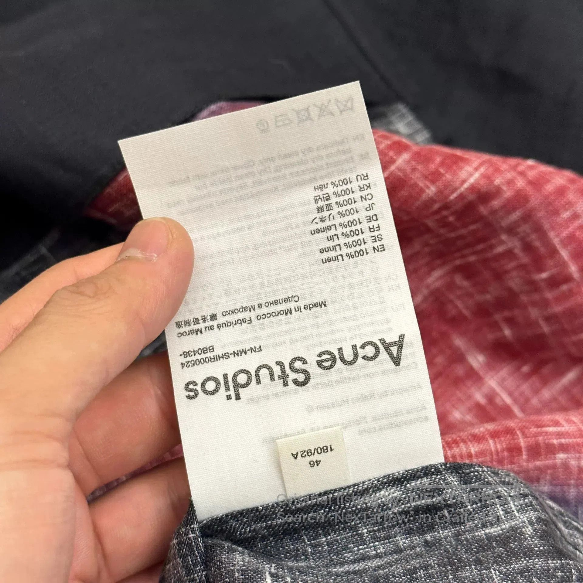 Acne Studios Acne Studios Short Sleeve Shirt. Size US S / EU 44-46 / 1 - 5 Thumbnail