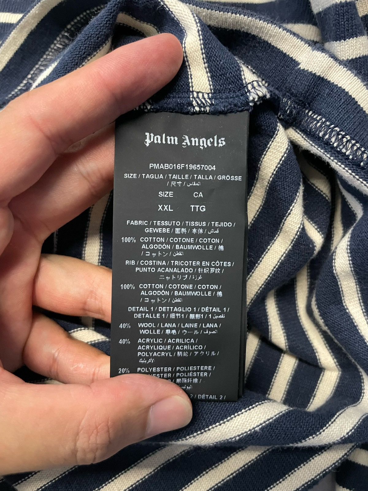 Palm Angels Palm Angles Pin My Heart Tee Size US XXL / EU 58 / 5 - 9 Thumbnail