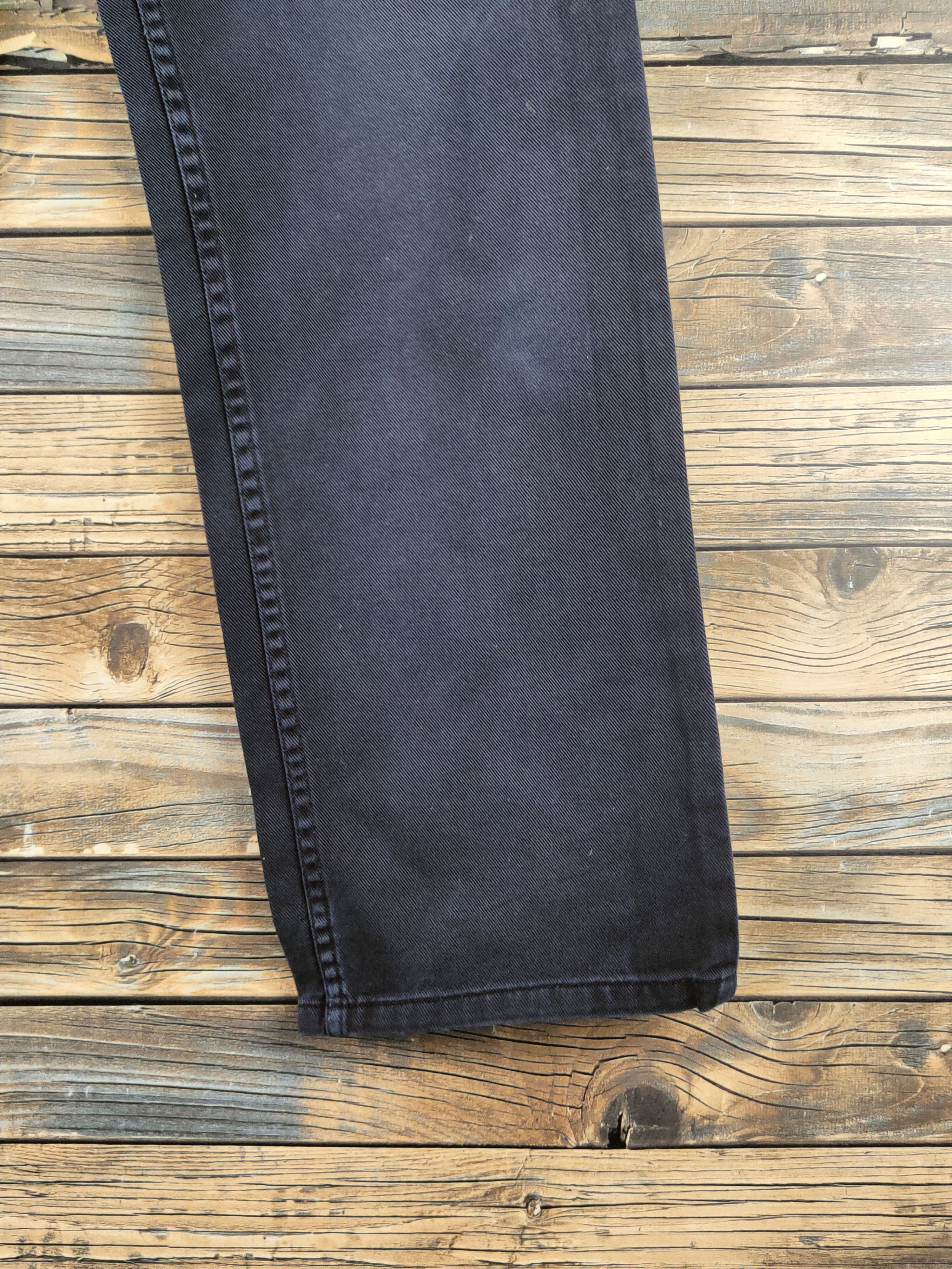 Levi's 508 Levi's Black Distressed Ripped Soft Jeans #S2811 Size US 31 - 6 Thumbnail