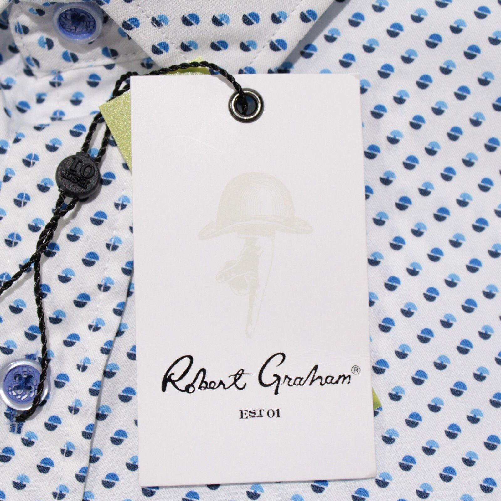 Robert Graham Robert Graham New with tags Shirt Size M US In White Size US M / EU 48-50 / 2 - 2 Thumbnail