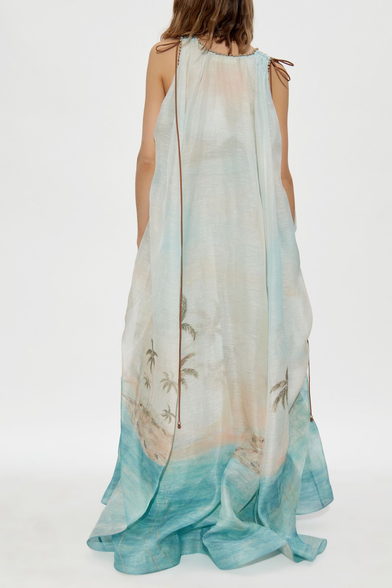 Zimmermann oc11z0226 Runway Illuminate Plunge Gown In Multicolor Size L / US 10 / IT 46 - 4 Thumbnail