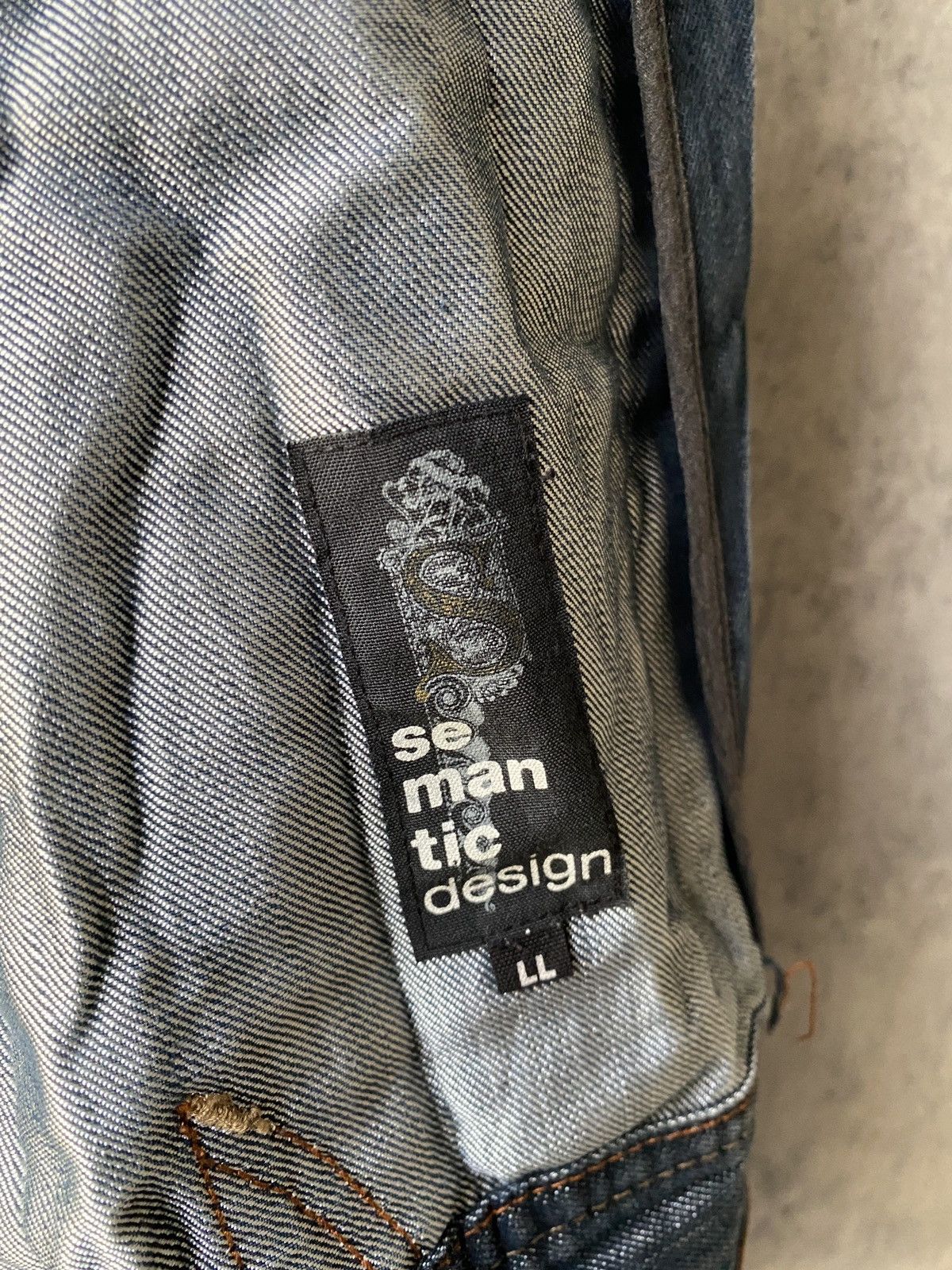 semanticdesign Semantic Design Distressed Denim Jacket Size US L / EU 52-54 / 3 - 19 Thumbnail