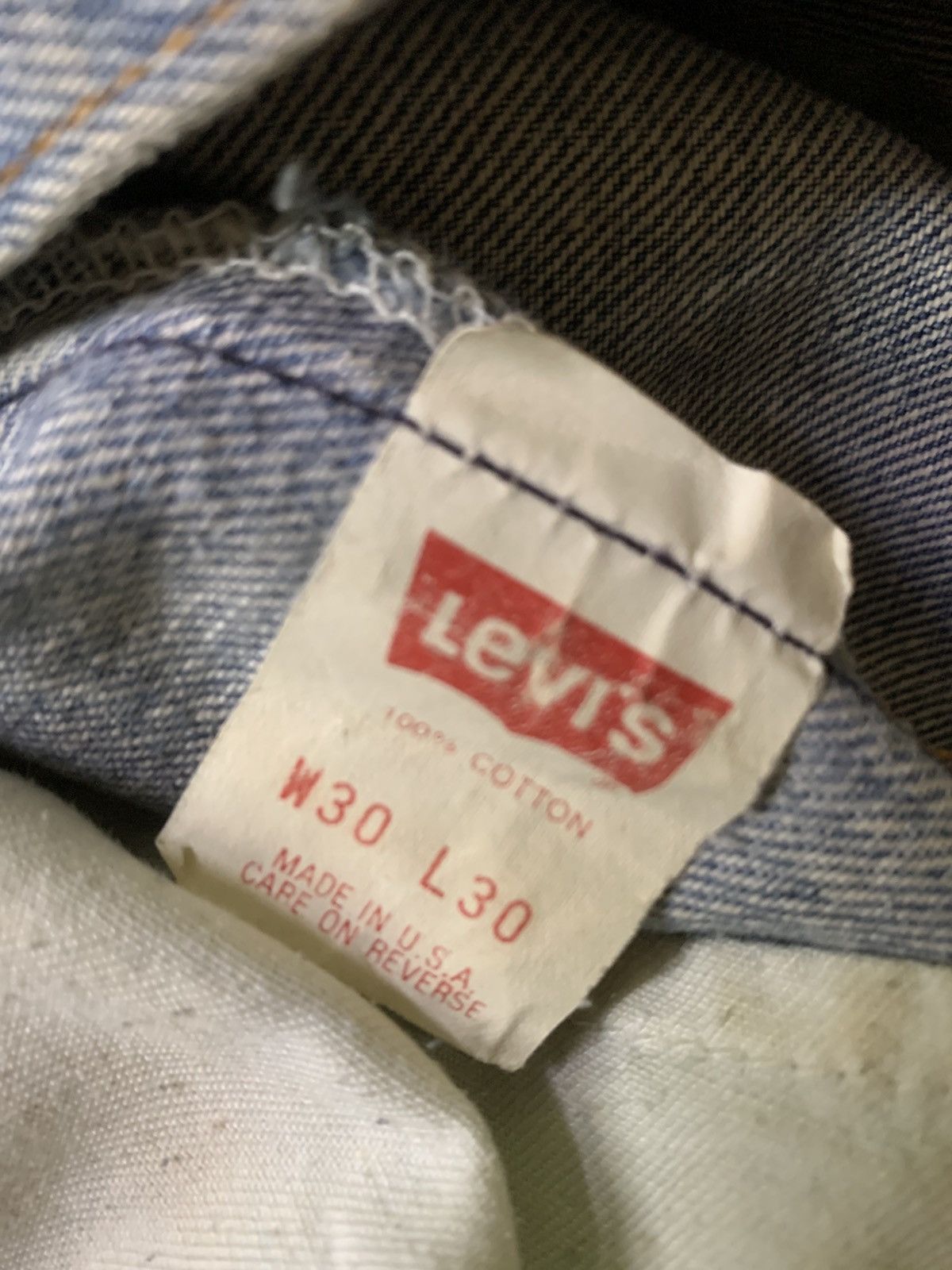 Levi's × Vintage VINTAGE LEVIS 80s Size US 30 / EU 46 - 12 Thumbnail