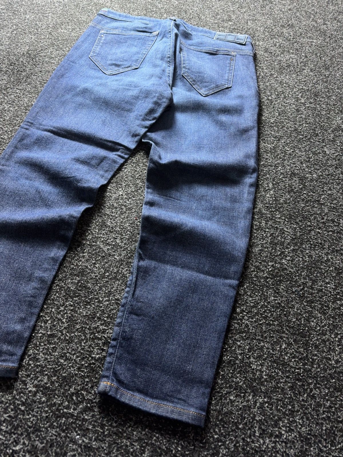 Diesel Luxury 00s Y2K Diesel Chinelle Regular Slim Tapered Jeans Size 30" / US 8 / IT 44 - 16 Thumbnail