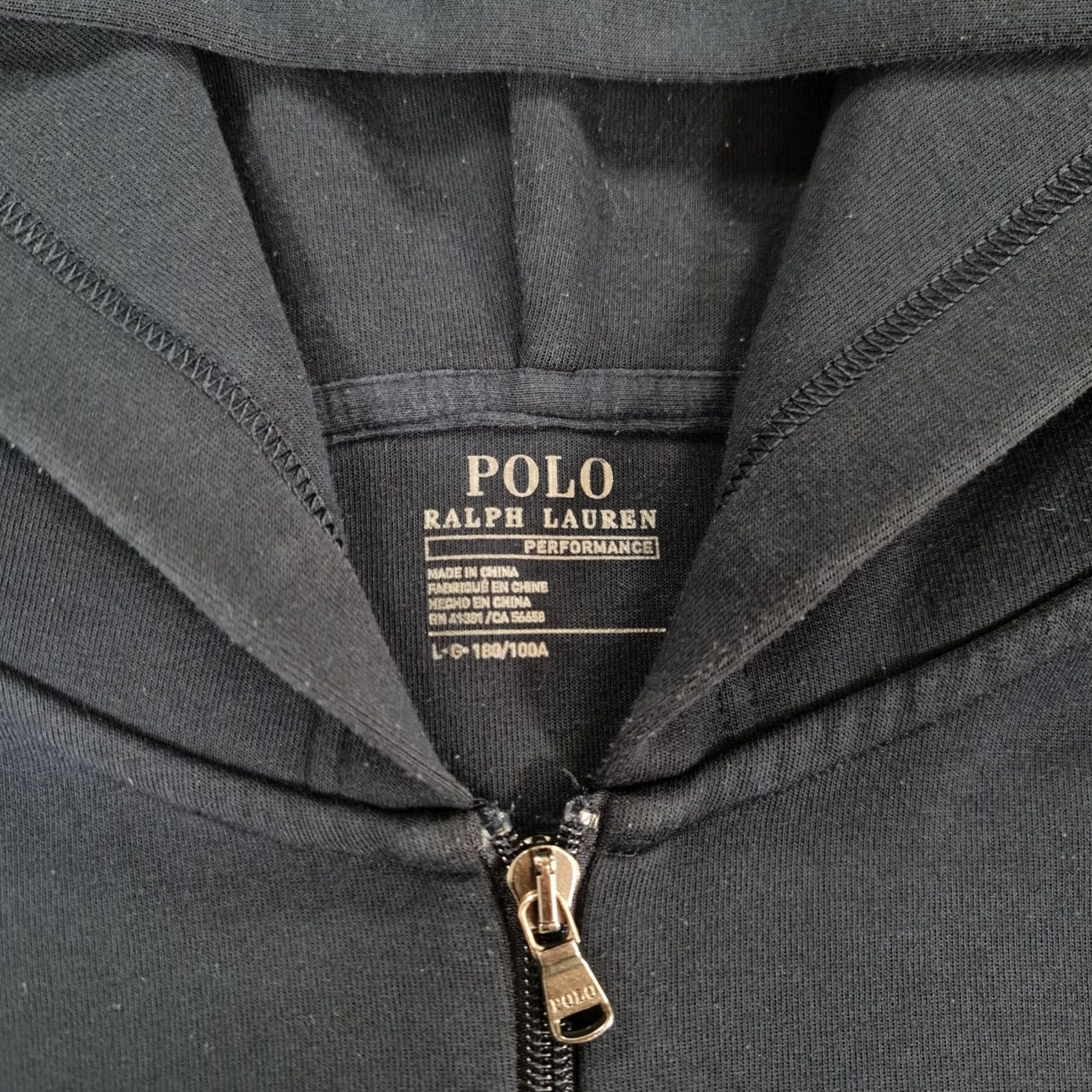 Polo Ralph Lauren Polo Ralph Lauren Mens Hoodie Navy Blue Large Tech Double Knit Performance Full Zip Hoodie Size US L / EU 52-54 / 3 - 3 Thumbnail