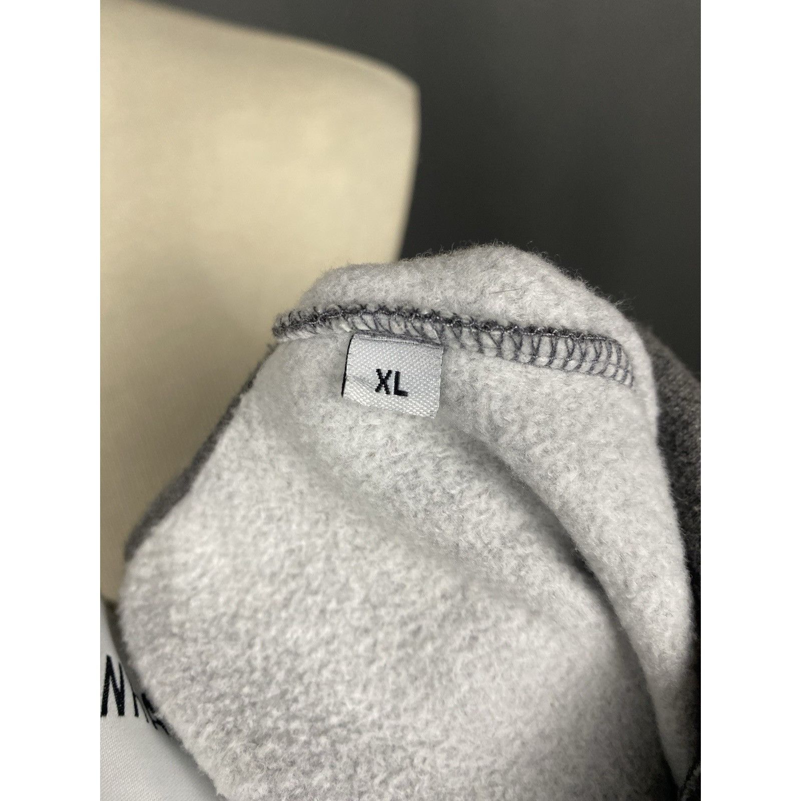 Han Kjobenhavn Han Kjobenhavn Big Logo Men's Gray Distressed Oversized Hood Size US XL / EU 56 / 4 - 12 Thumbnail