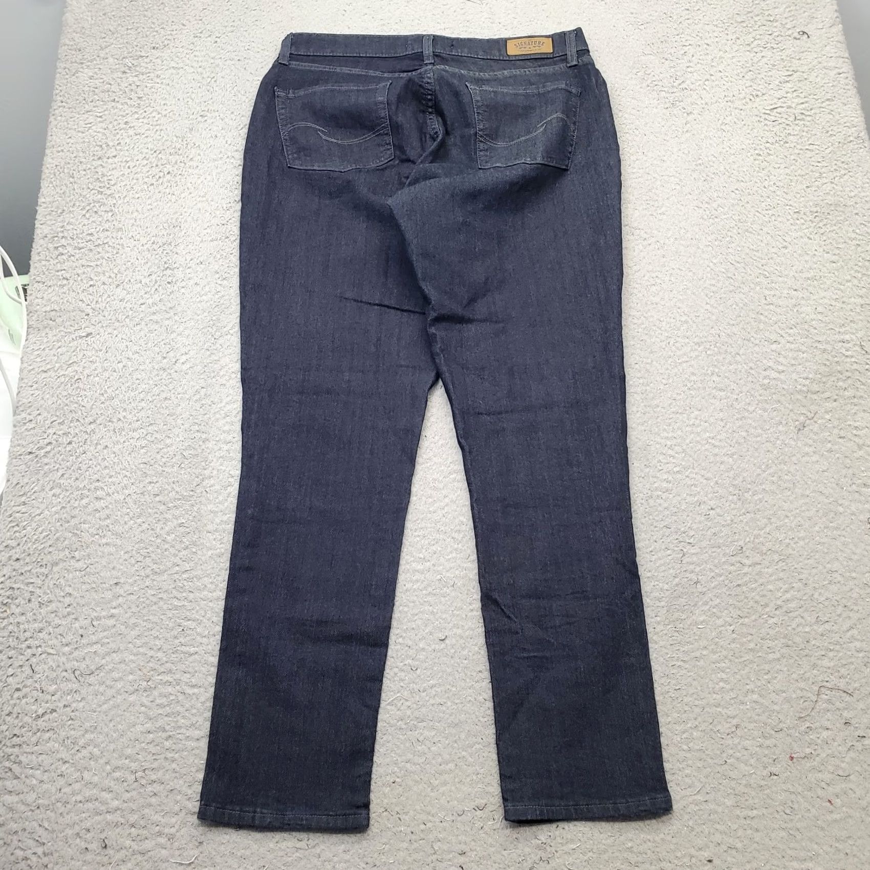 Levi's Levi's Signature Curvy Jeans Womens 12 Blue Denim Skinny Size 34" / US 12 / IT 48 - 2 Thumbnail