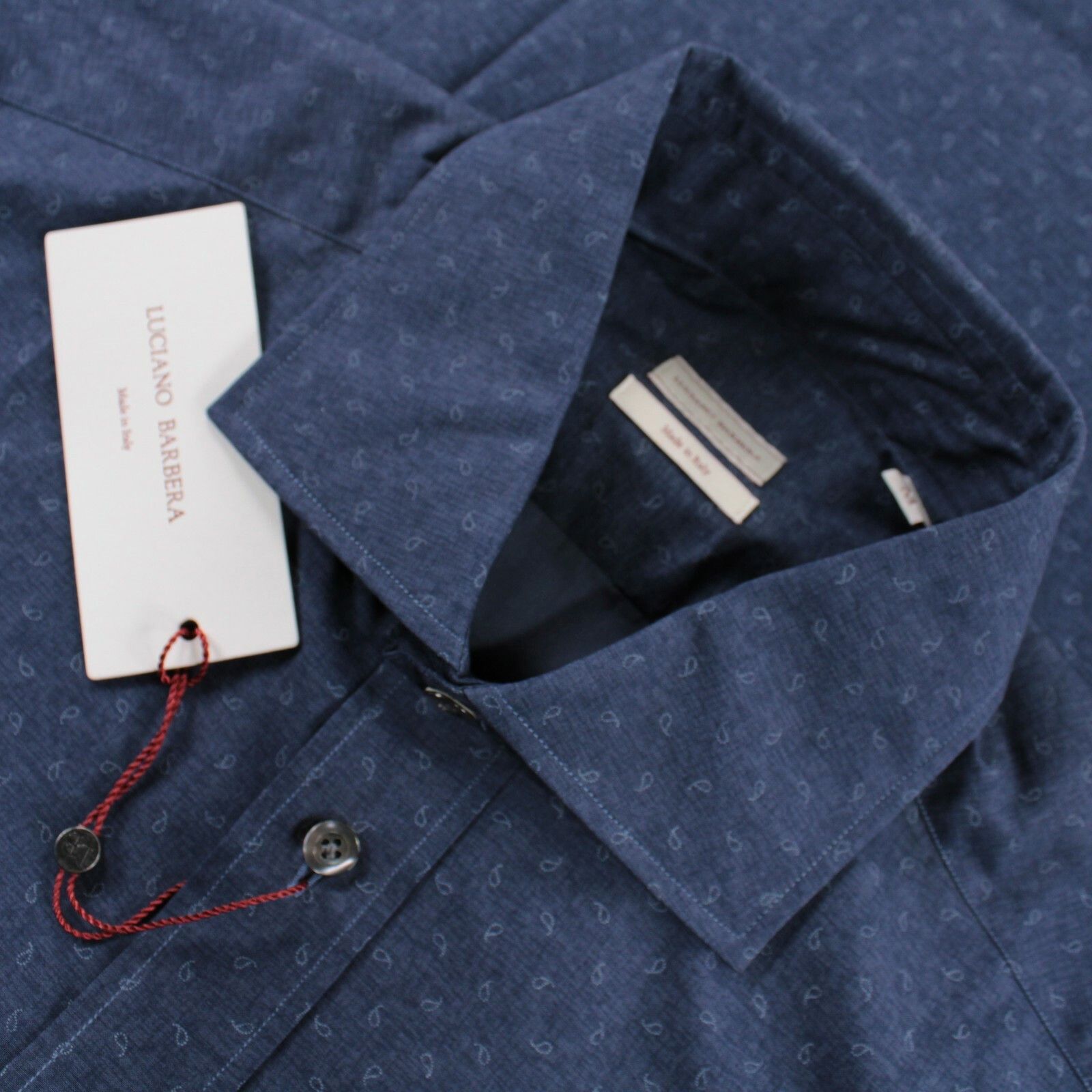 Luciano Barbera Luciano Barbera New with tags Shirt Size M US In Blue Size US M / EU 48-50 / 2 - 1 Thumbnail