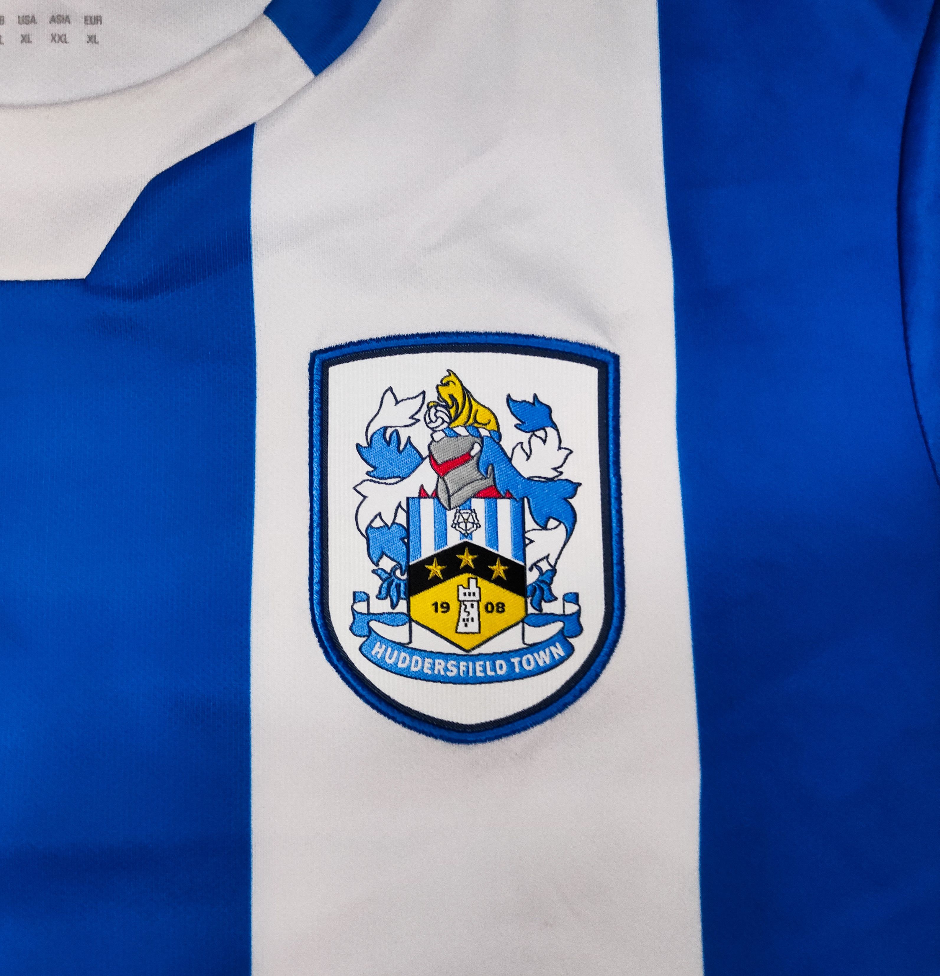 Umbro Yaya Sanogo #55 Huddersfield Town 2020 2021 Umbro Home Shirt Size US XL / EU 56 / 4 - 11 Thumbnail