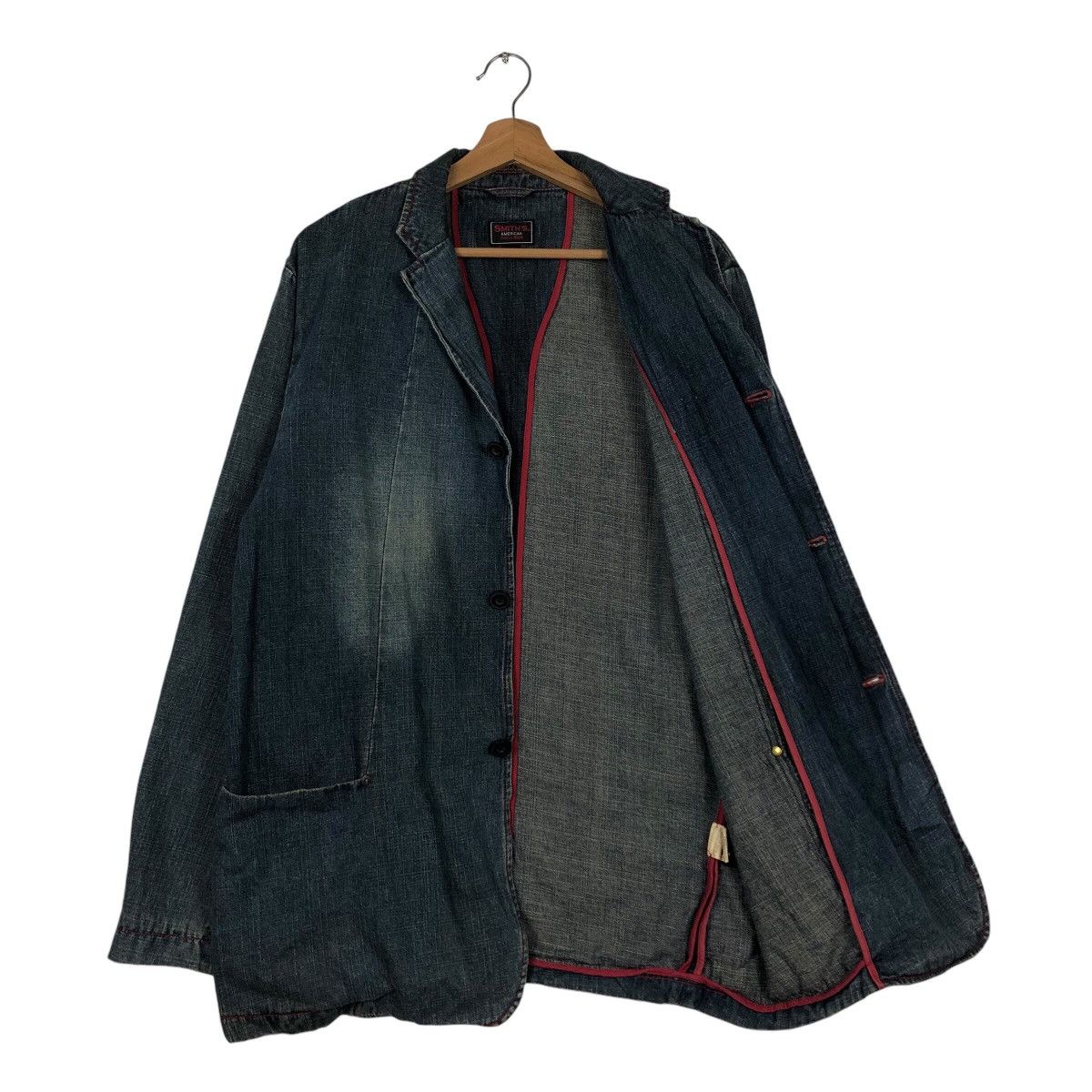 Japanese Brand 📌Vintage Chore Denim Jacket Smith's American Size US L / EU 52-54 / 3 - 12 Thumbnail