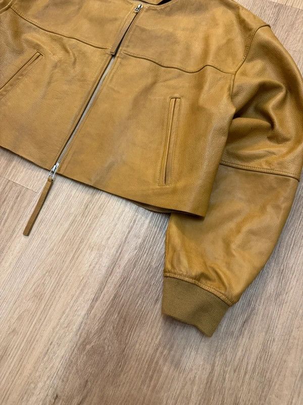 Other Alysi Cropped Boxy Leather Jacket Italy Pelle size M Size M / US 6-8 / IT 42-44 - 4 Thumbnail