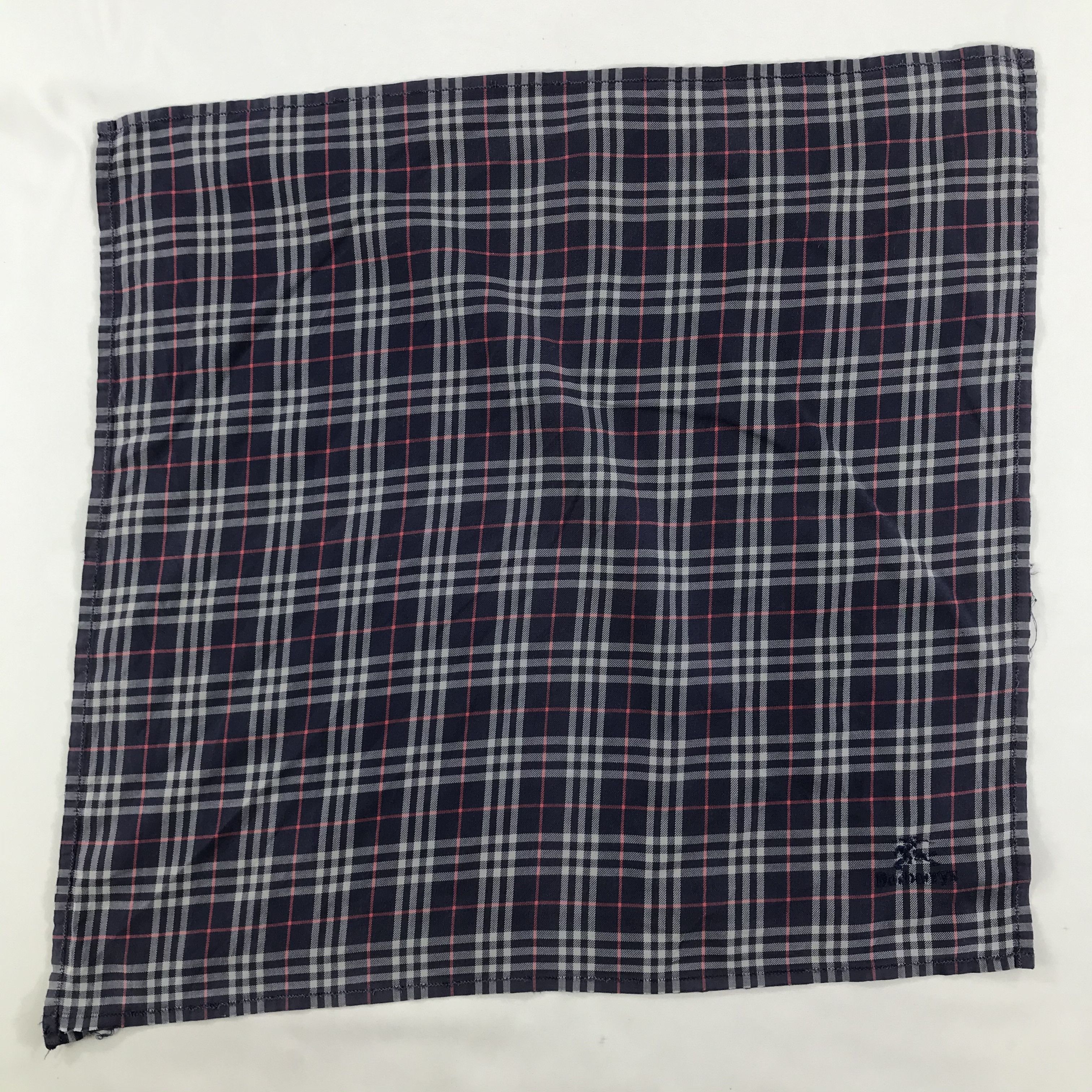 Burberry × Vintage Burberry Bandana / Handkerchief / Neckerchief - S1755 Size ONE SIZE - 1 Thumbnail