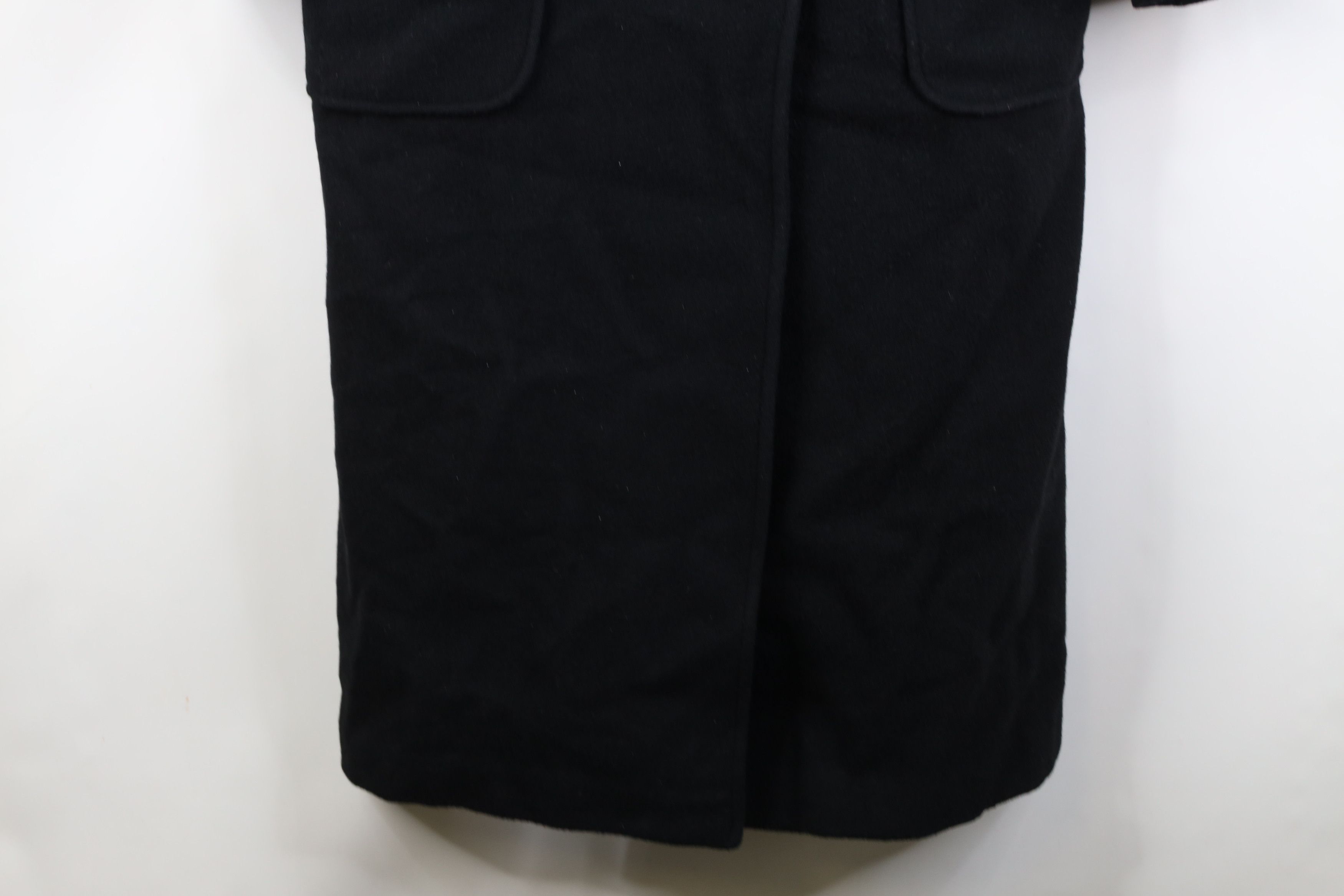 Vintage Vintage 80s 90s Streetwear Trench Coat Jacket Black USA Size L / US 10 / IT 46 - 4 Thumbnail