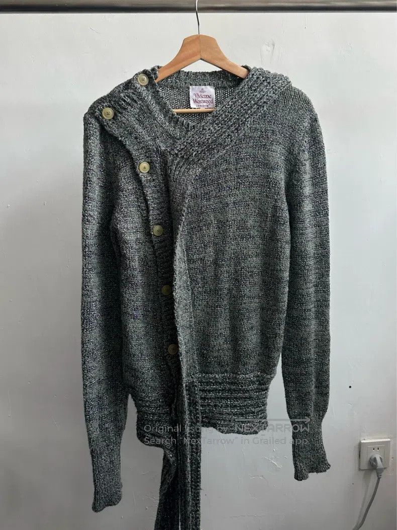 Vivienne Westwood Vivienne Westwood Vintage asymmetrical, laced, sweater coa Size S / US 4 / IT 40 - 5 Thumbnail