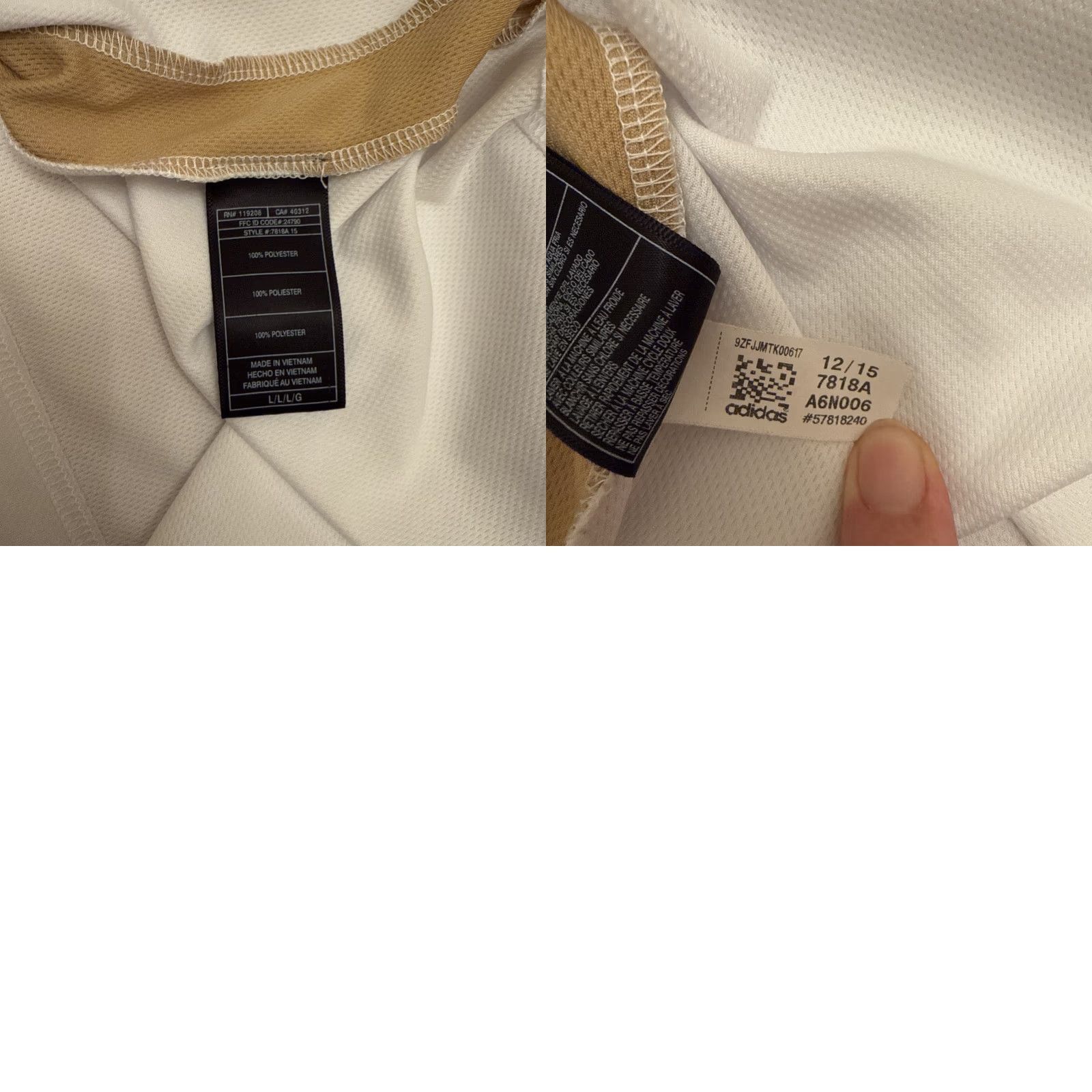 Adidas Adidas Jersey Tank Men L White New Orleans Pelicans #23 Anthony Davis Mens Large Tank Activewear Jersey Size US L / EU 52-54 / 3 - 8 Thumbnail