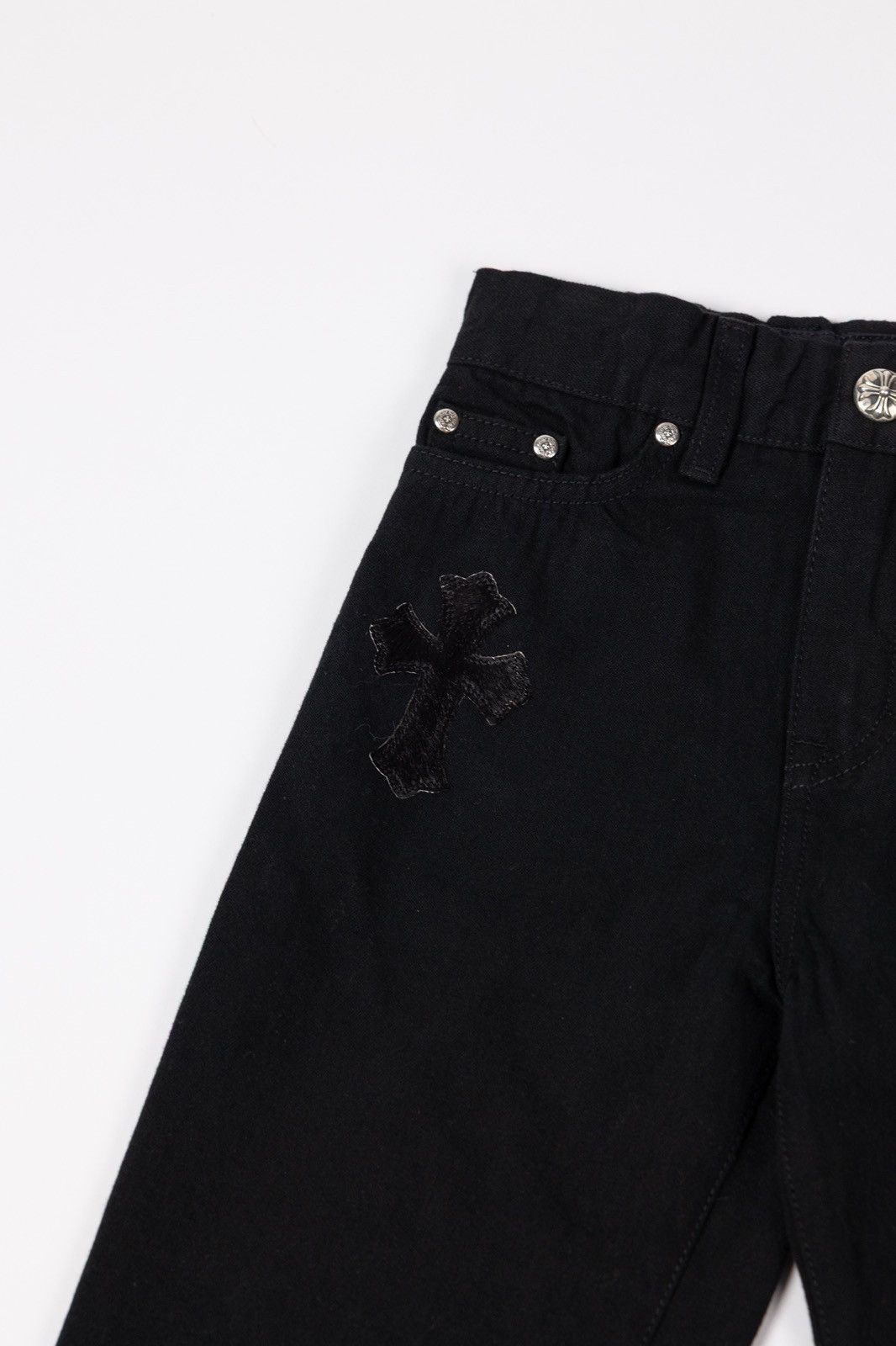 Chrome Hearts Chrome Hearts KIDS Cross Patch Denim Size 22" - 5 Thumbnail