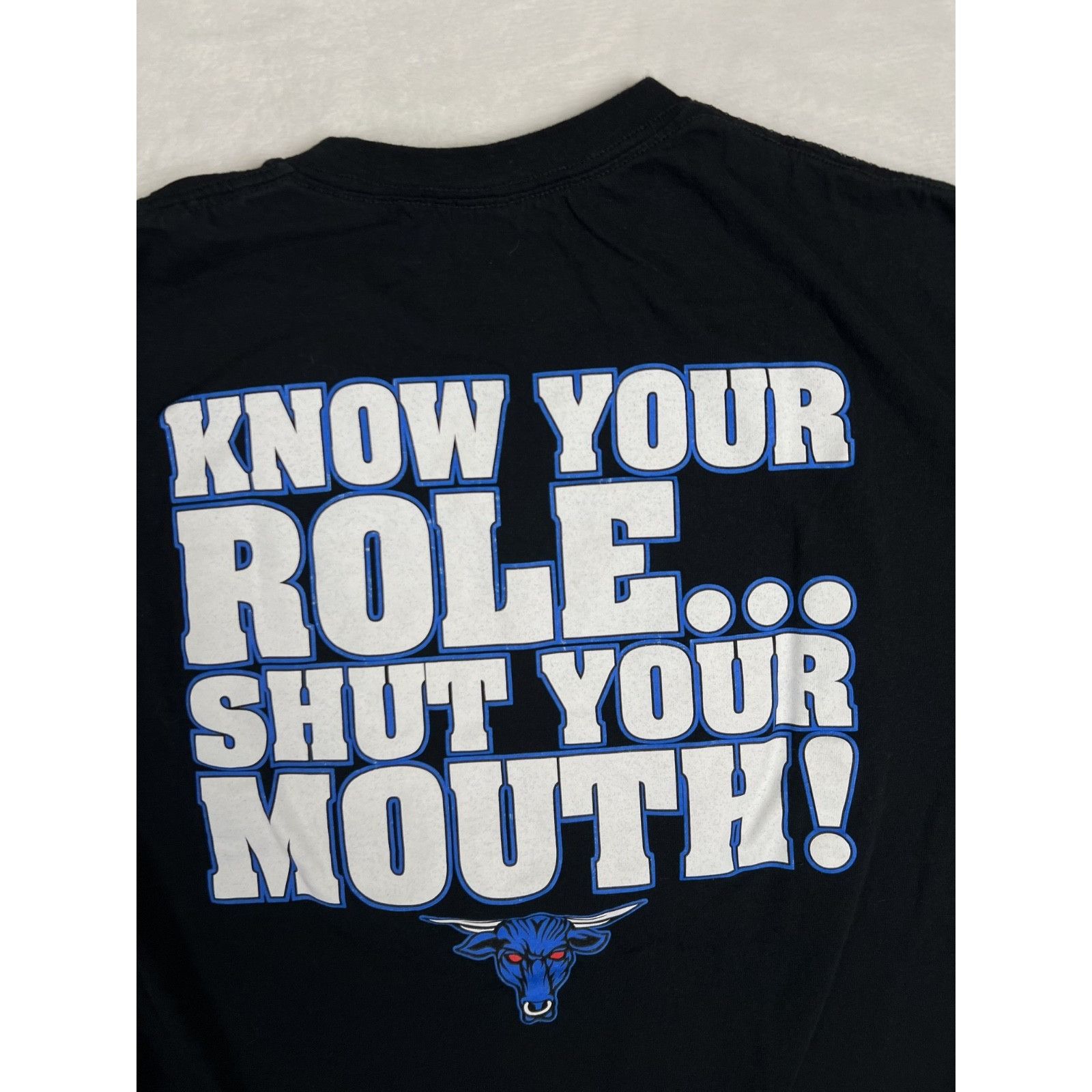 WWE Vintage The Rock T-Shirt Mens S/M Black WWE Wrestling Y2K Re Size US S / EU 44-46 / 1 - 8 Thumbnail