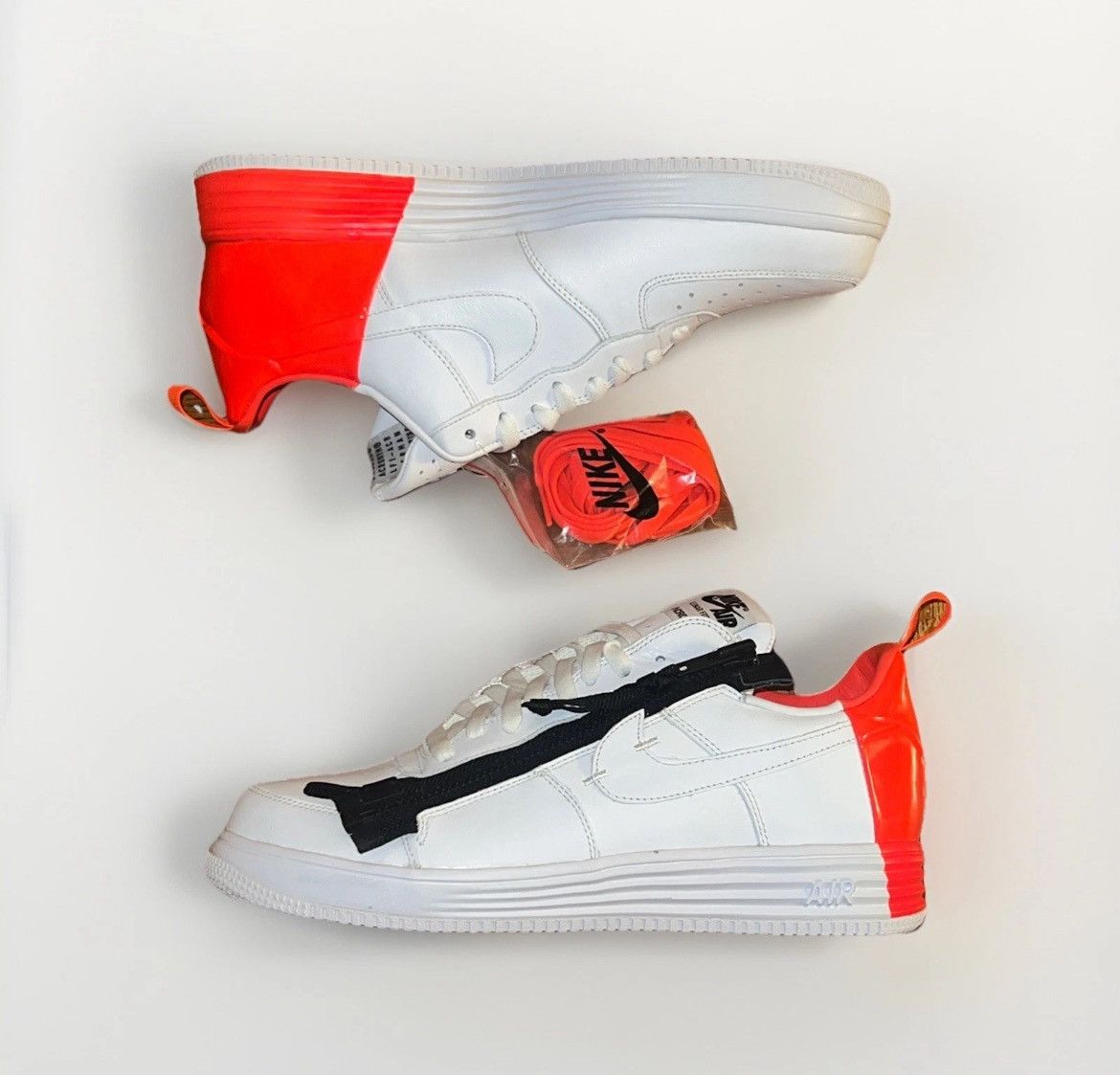 Acronym × Nike Nike Lunar Force 1 SP - DS! NEW - White/Bright Crimson Size US 11 / EU 44 - 1 Thumbnail