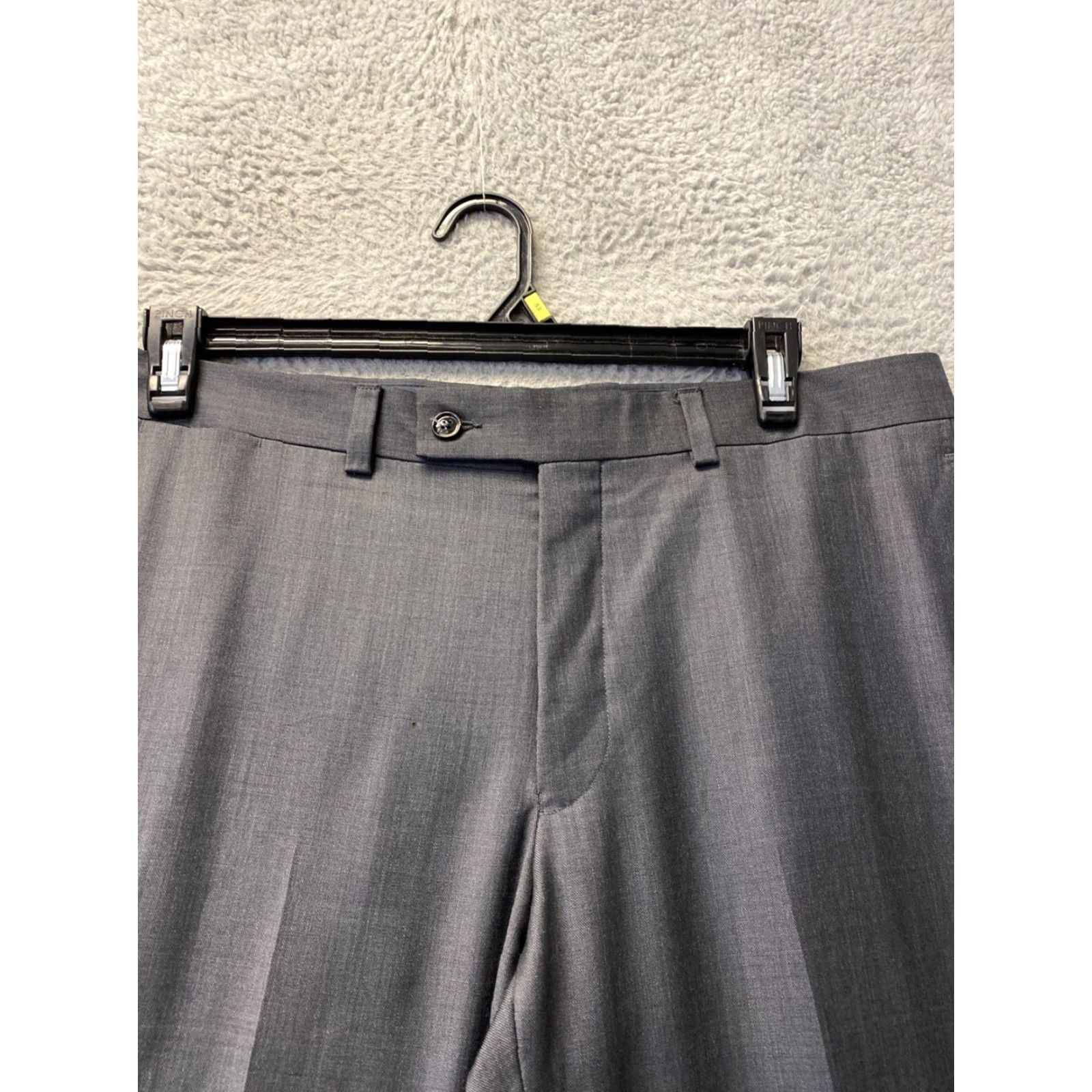 Ted Baker Ted Baker Modern Fit Dress Pants Men’s 36x32 Charcoal Gray Wool Blend /0402 Size US 36 / EU 52 - 2 Thumbnail