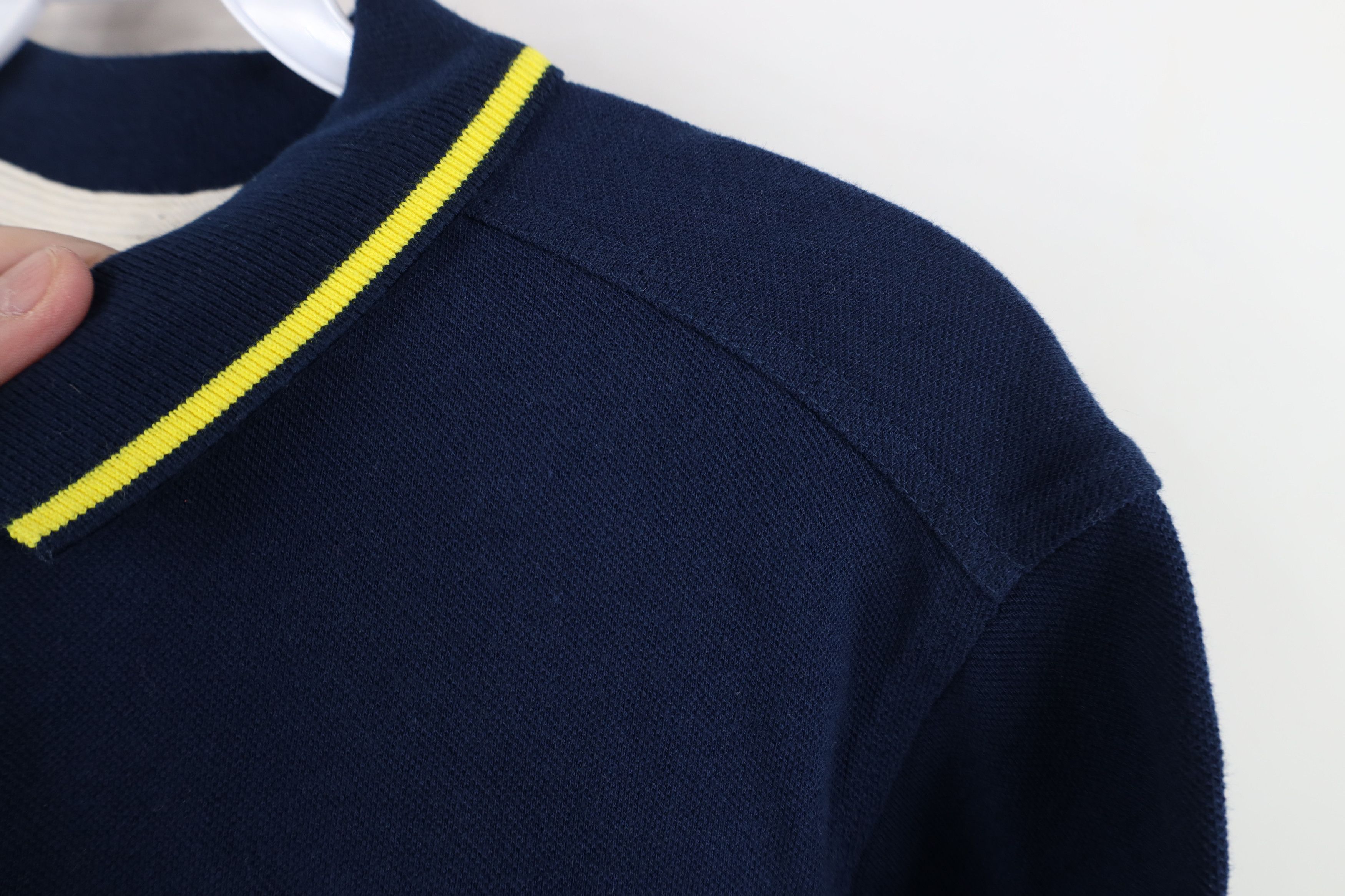 Adidas Deadstock Retro Y2K Adidas University of Michigan Polo Shirt Size US S / EU 44-46 / 1 - 5 Thumbnail