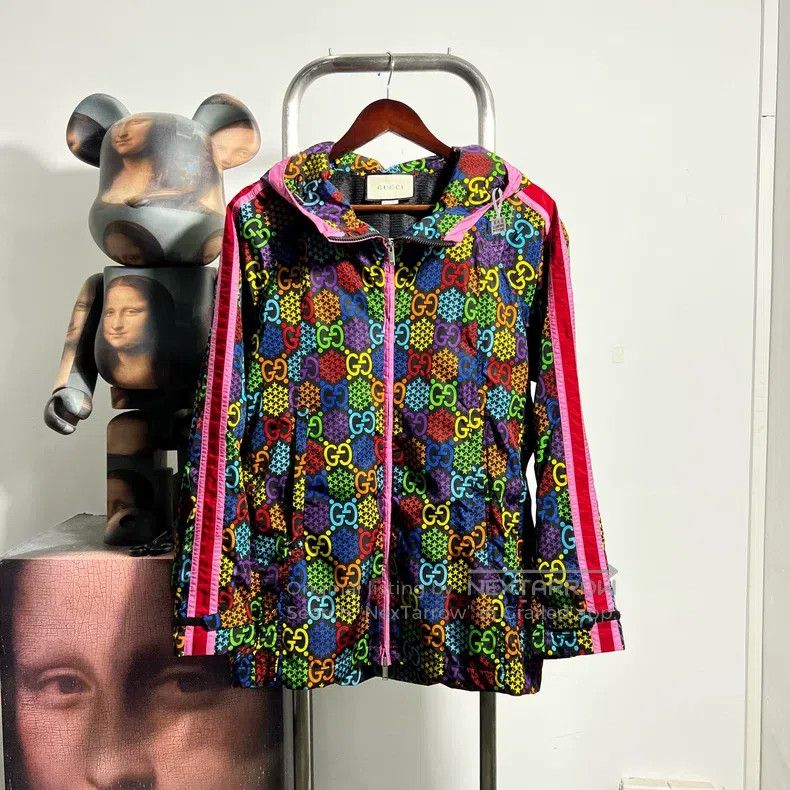 Gucci Gucci Jumping sugar full print windbreaker jacket Size US XXS / EU 40 - 1 Thumbnail