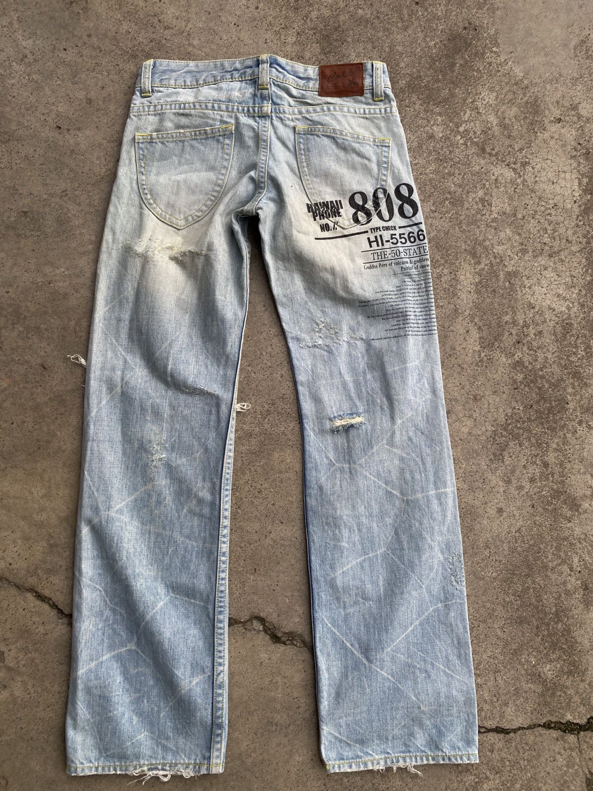 If Six Was Nine × Japanese Brand × Vintage Vintage cold denim jeans Size 30" / US 8 / IT 44 - 11 Thumbnail