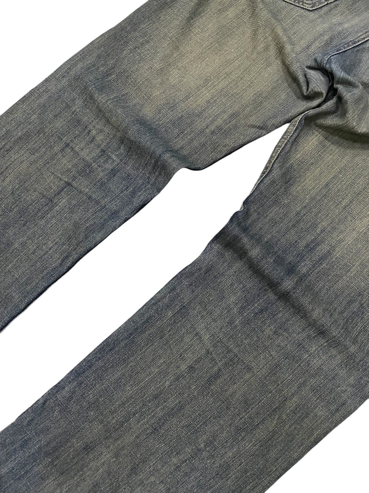 Hysteric Glamour Vintage Japanese Brand Mud Wash Loose Distressed Jeans Size US 36 / EU 52 - 11 Thumbnail
