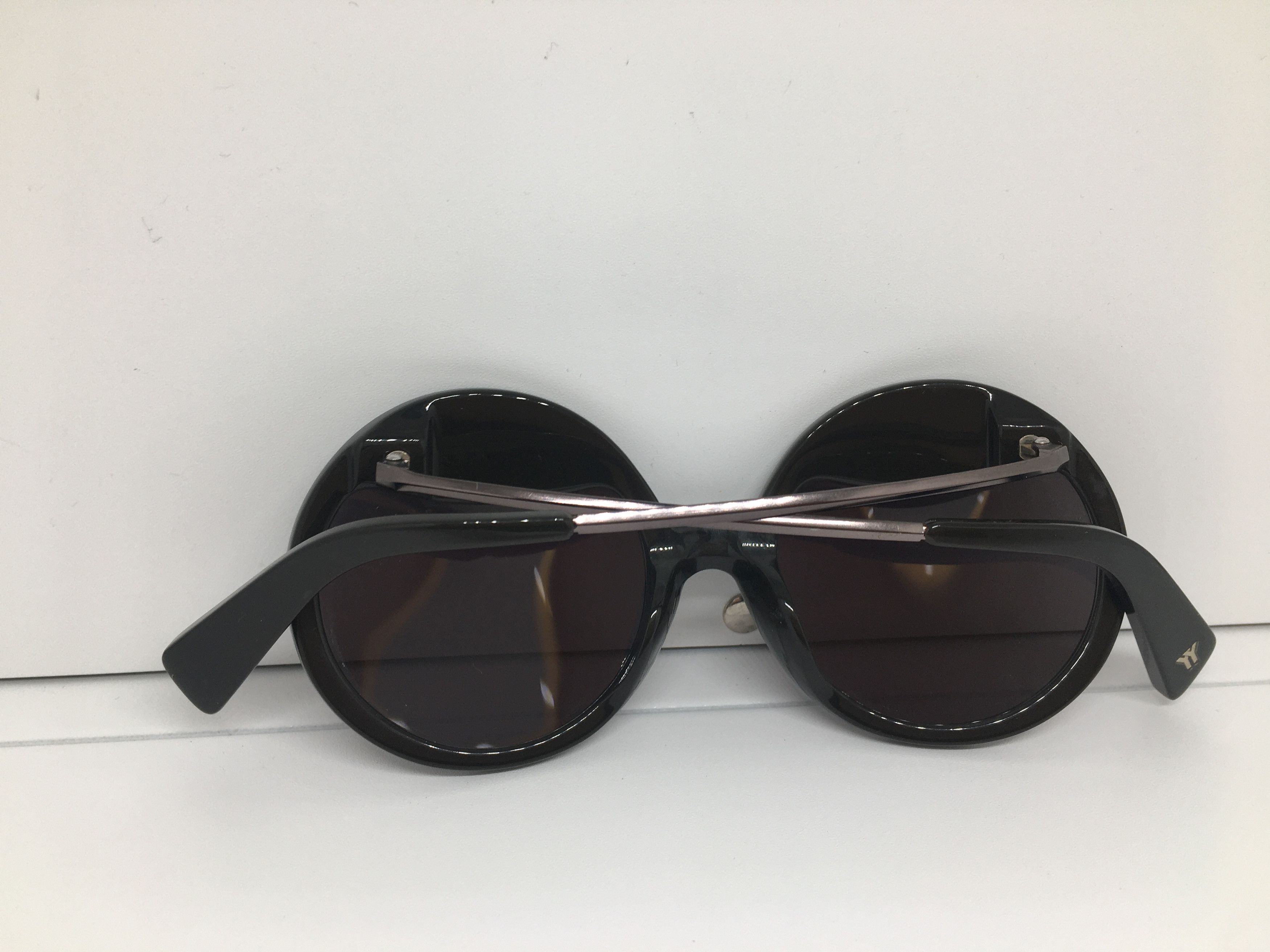 Yohji Yamamoto Yohji Yamamoto YY5002 Maduro Round Sunglasses Frame Size ONE SIZE - 8 Thumbnail
