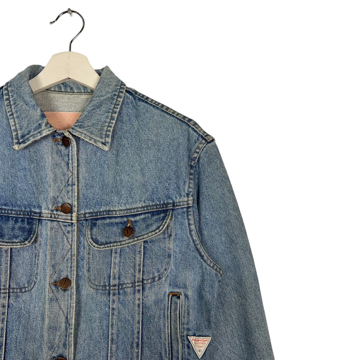 Valentino 🔥 VINTAGE VALENTINO JEANS CROPPED TRUCKER JACKET Size US M / EU 48-50 / 2 - 6 Thumbnail