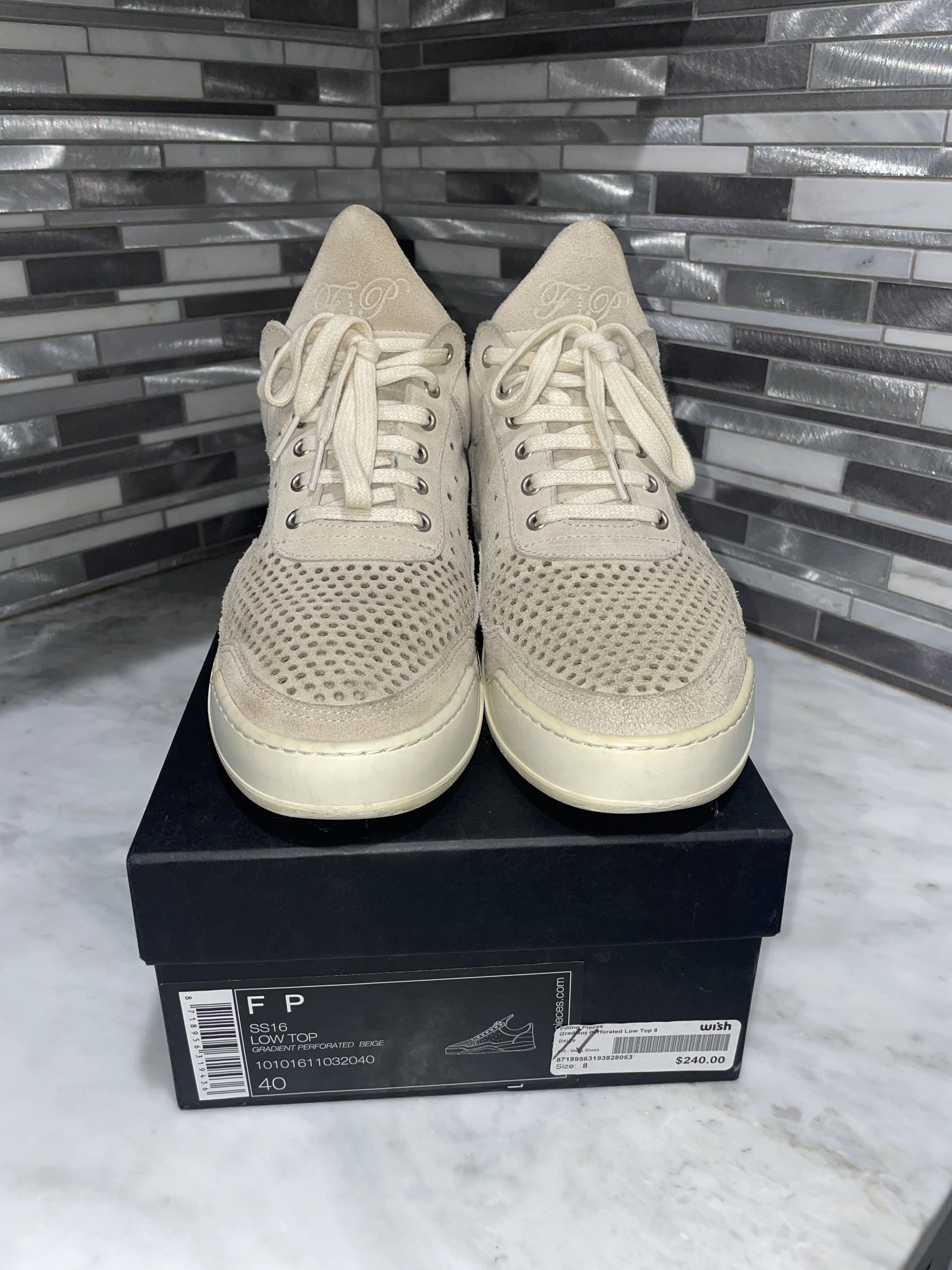 Filling Pieces Filling Pieces Gradient Perforated Low Top SS16 Size US 7 / EU 40 - 4 Thumbnail