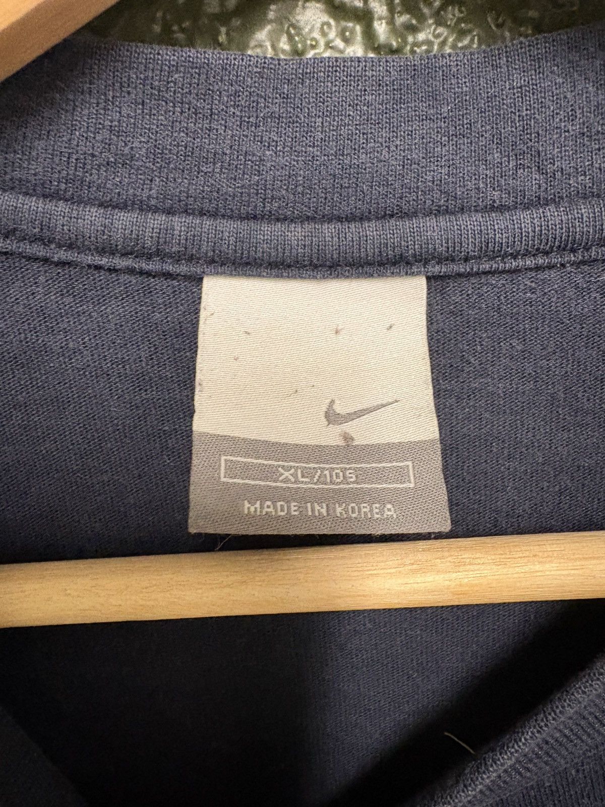Nike Vintage Navy Nike LongSleeve Size US XL / EU 56 / 4 - 3 Thumbnail