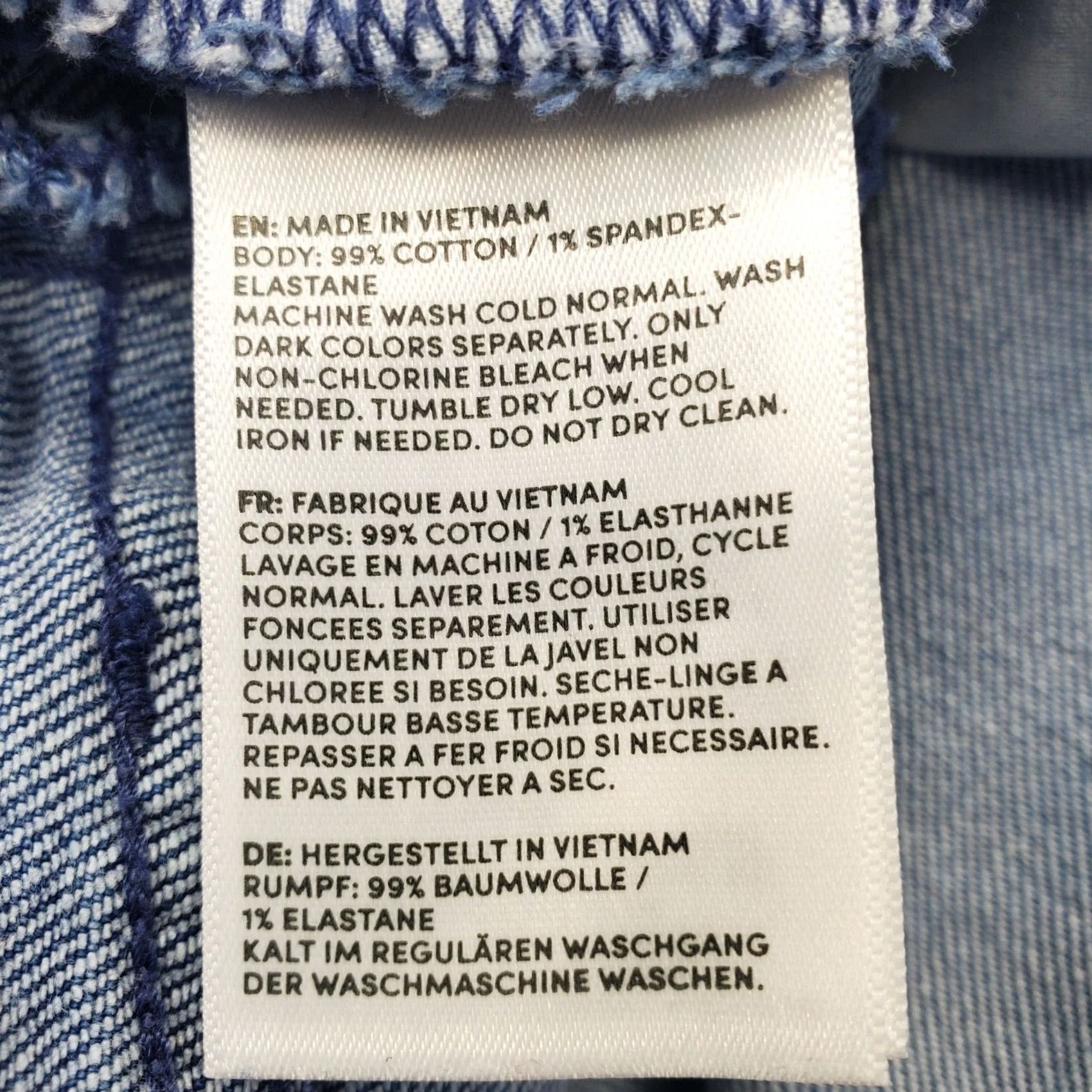 Lands' End Lands' End Jeans Womens 14P Blue Denim Medium Wash Grunge Wide Leg Streetwear Jeans Size 36" / US 14 / IT 50 - 7 Thumbnail
