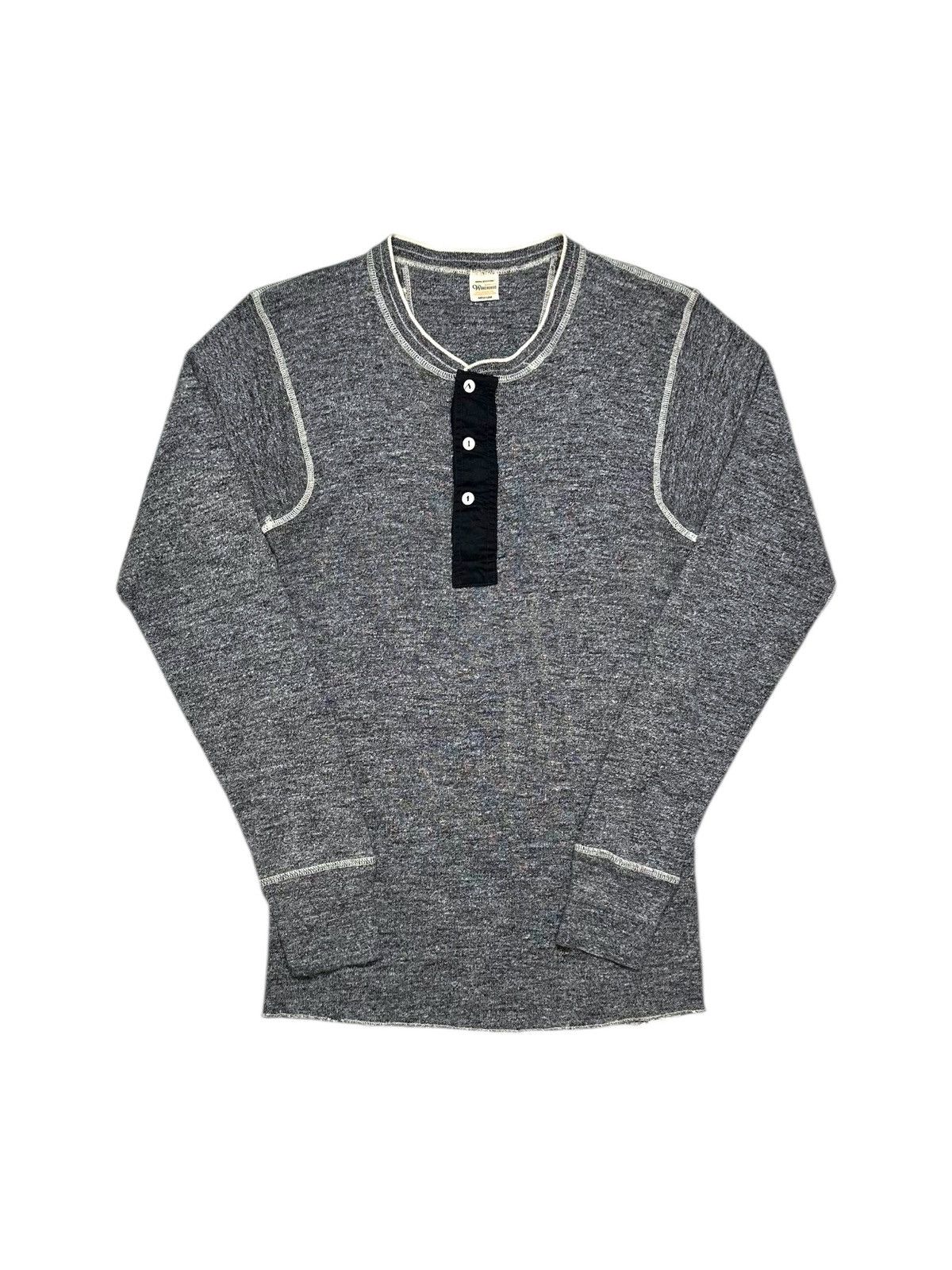 Warehouse WAREHOUSE CO. KNIT HENLEY SHIRT Size US M / EU 48-50 / 2 - 2 Thumbnail