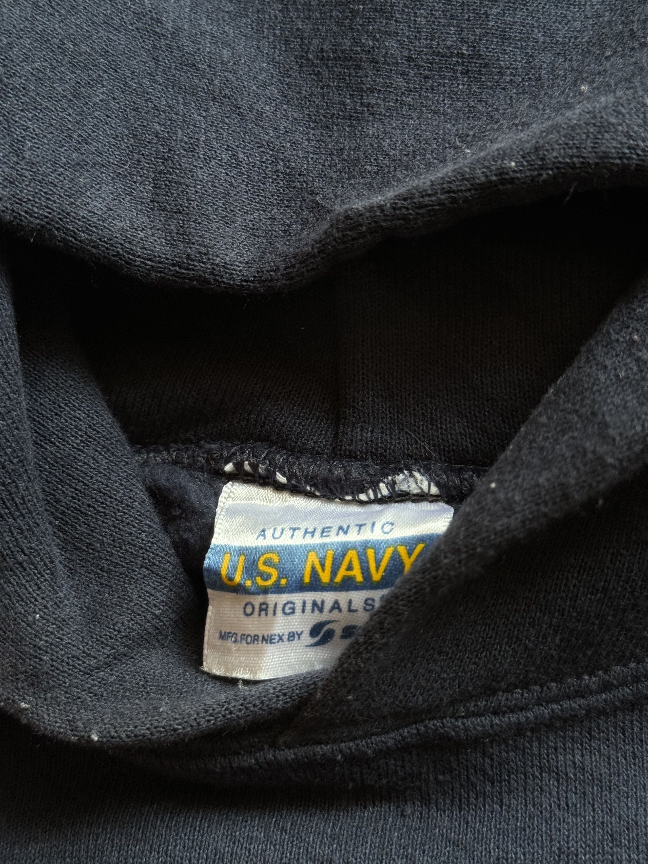 Vintage Hoodie US Navy Loofe small logo vintage Size US S / EU 44-46 / 1 - 4 Thumbnail