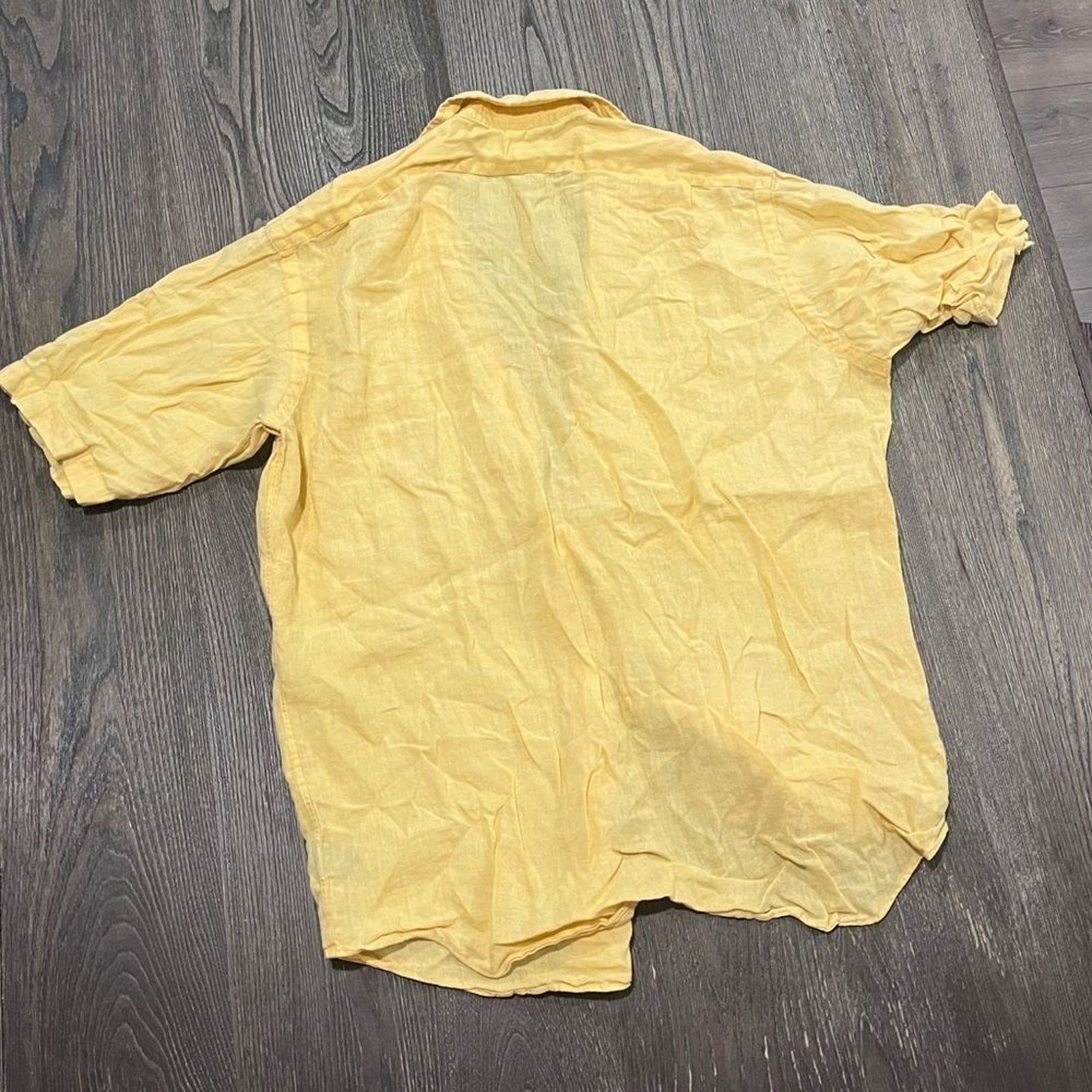 Daniel Cremieux Daniel Cremieux Mens Button-Up Shirt Short Sleeve Tailored L Size US L / EU 52-54 / 3 - 2 Thumbnail