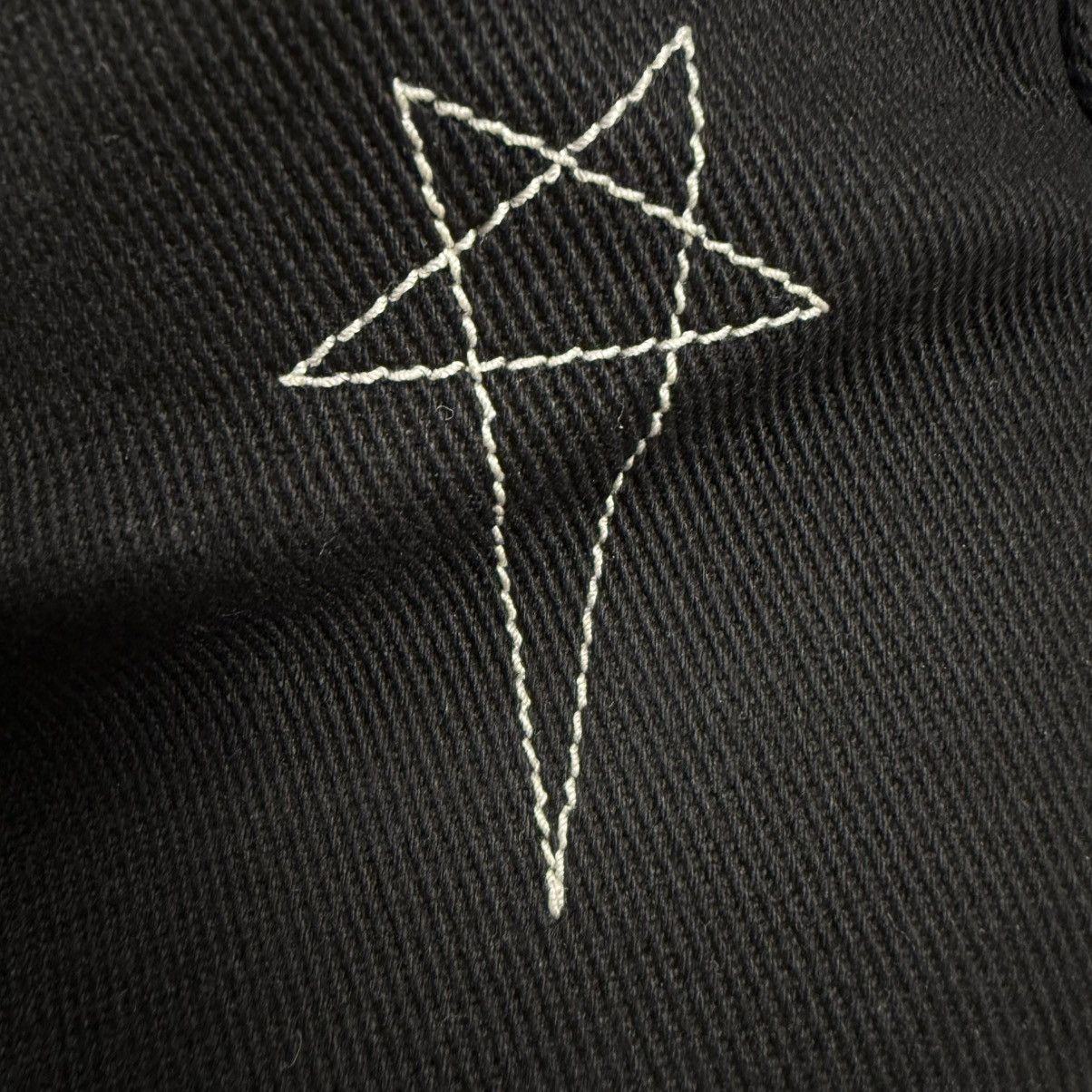 Rick Owens Rick Owens DRKSHDW Pentagram Embroidery High ‘Black’ Shoes Size US 12 / EU 45 - 4 Thumbnail