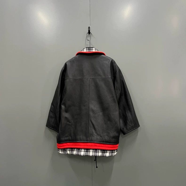 Balenciaga Balenciaga Triple-paneled leather jacket Size US S / EU 44-46 / 1 - 2 Thumbnail