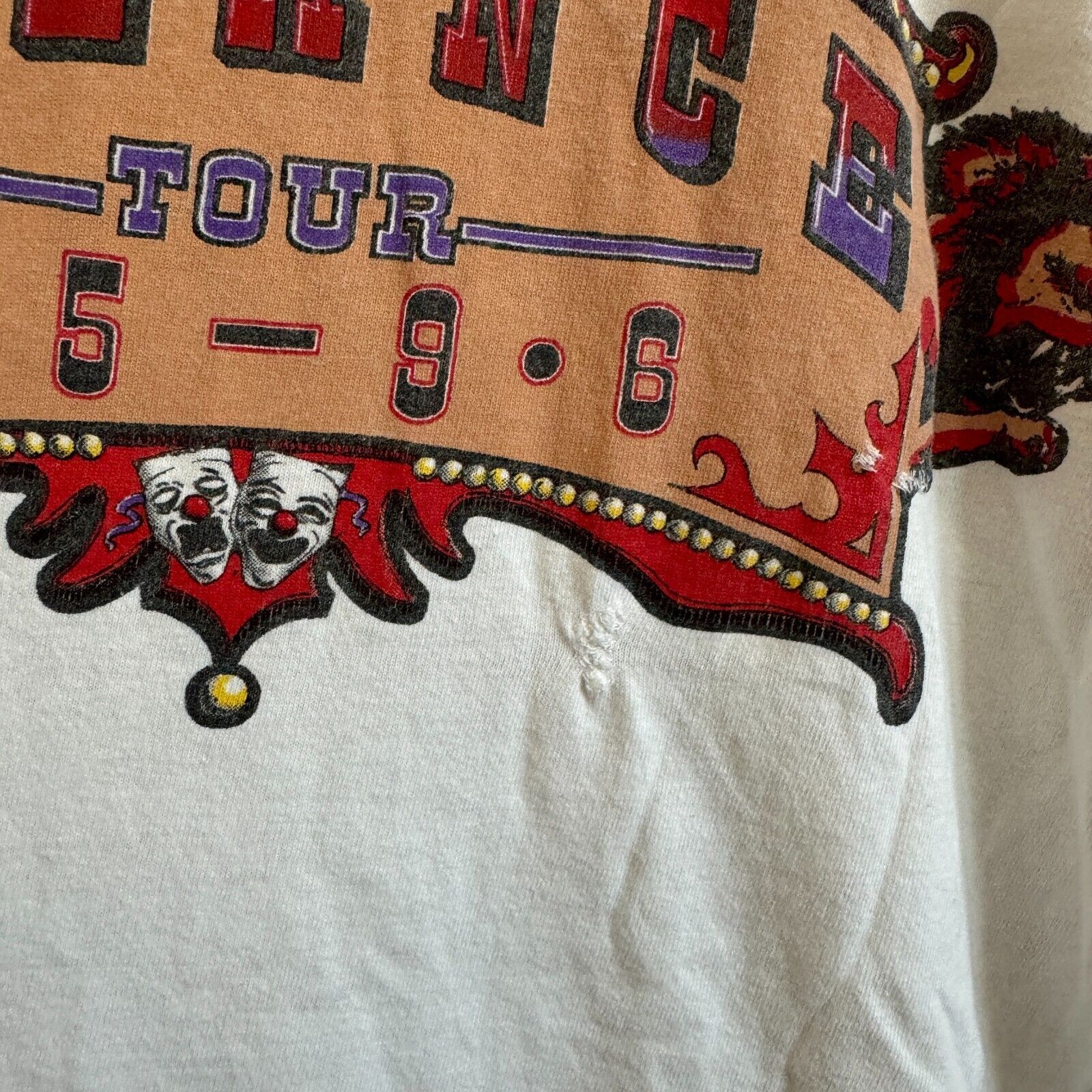 Fruit Of The Loom Vintage 90s 1995 Van Halen Band Jester Clown Balance Tour XL Size US XL / EU 56 / 4 - 11 Thumbnail