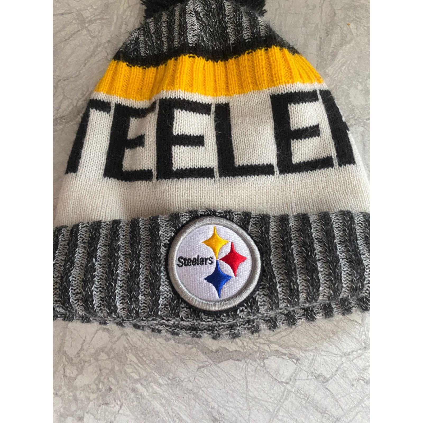 New Era Pittsburgh Steelers NFL Football New Era Winter Beanie Size ONE SIZE - 2 Thumbnail