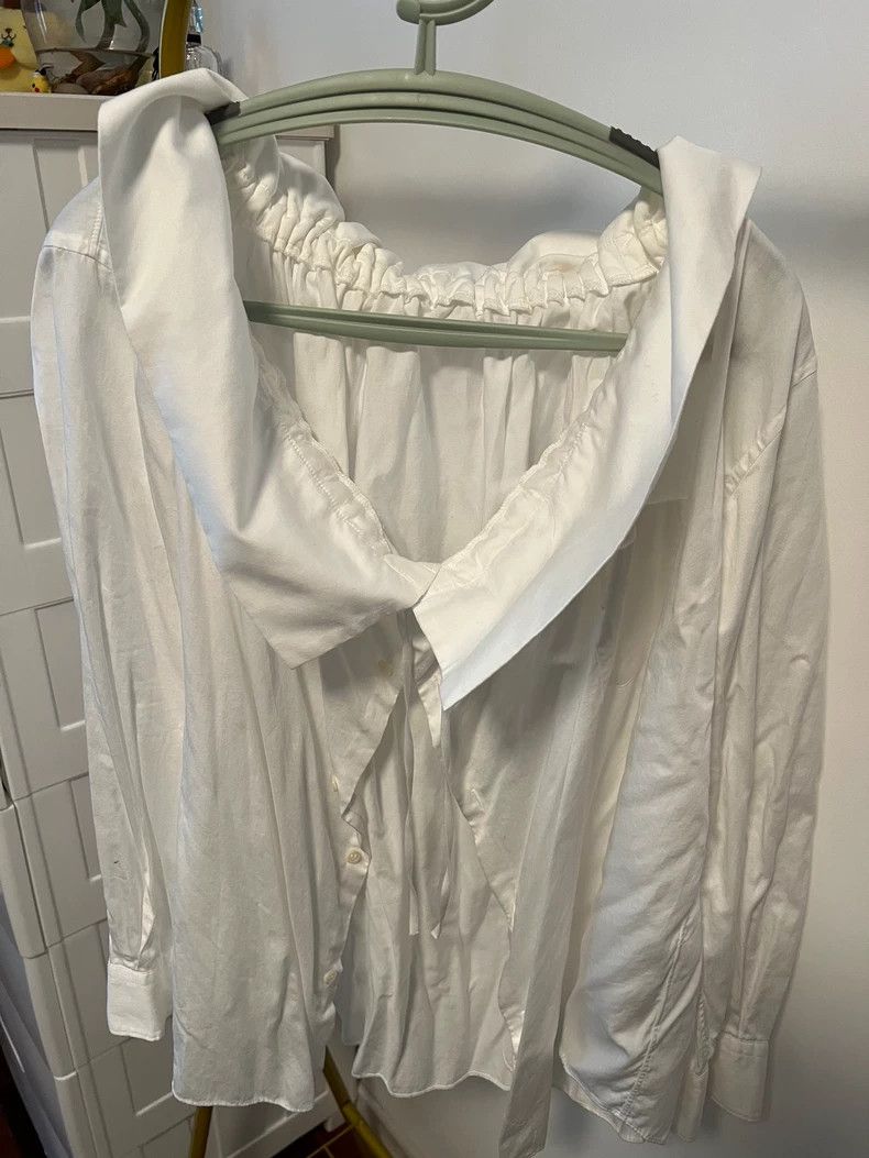 Comme des Garcons Comme Des Garcons Drawstring long-sleeved shirt with pinch Size S / US 4 / IT 40 - 7 Thumbnail