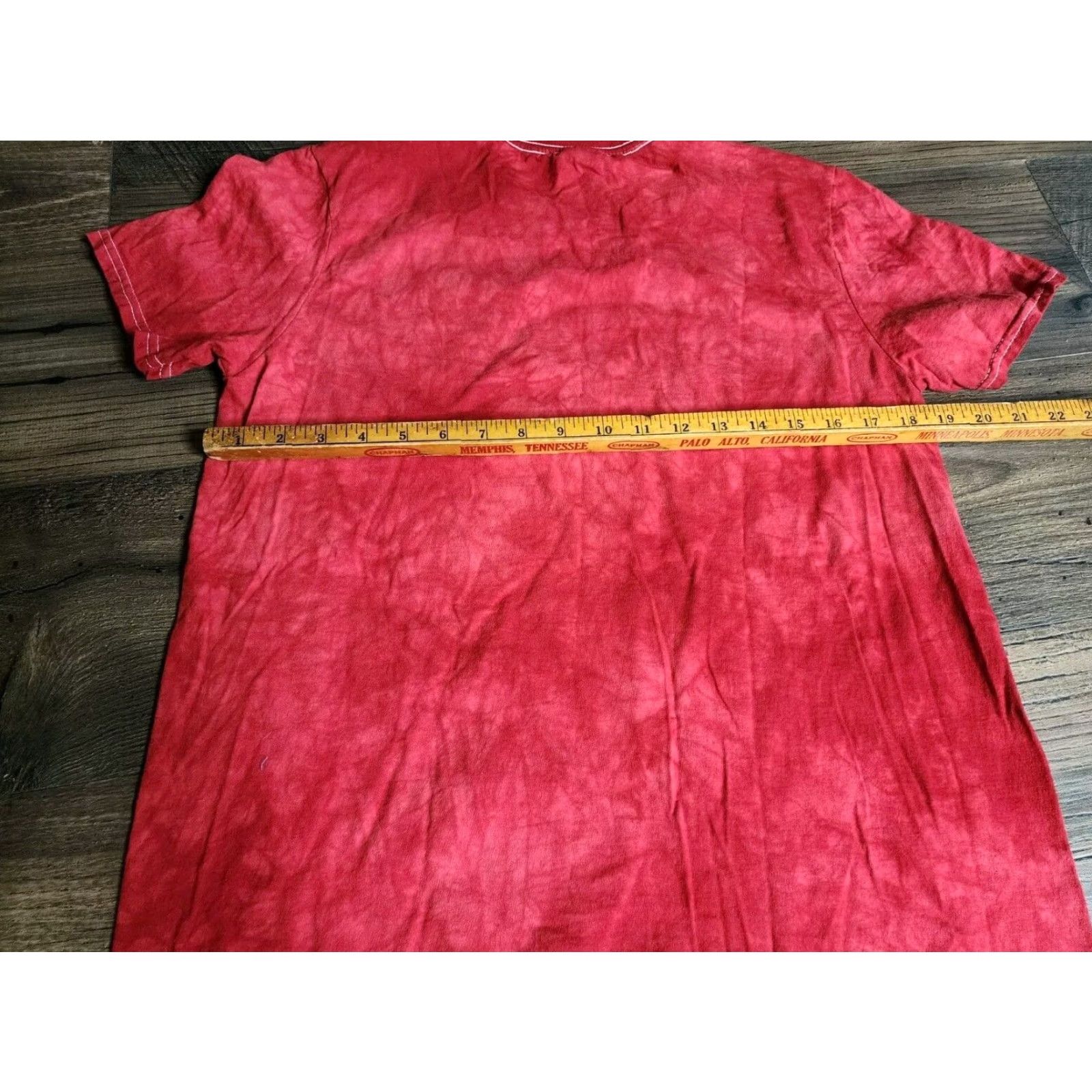 Gildan Christmas Reindeer Gildan T Shirt Mineral Wash Red Mens M Size US M / EU 48-50 / 2 - 3 Thumbnail